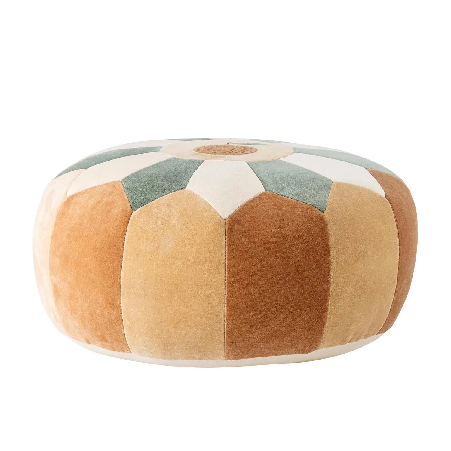 Agnes Pouf, Braun, Baumwolle in Braun präsentiert im Onlineshop von KAQTU Design AG. Pouf ist von Bloomingville Mini