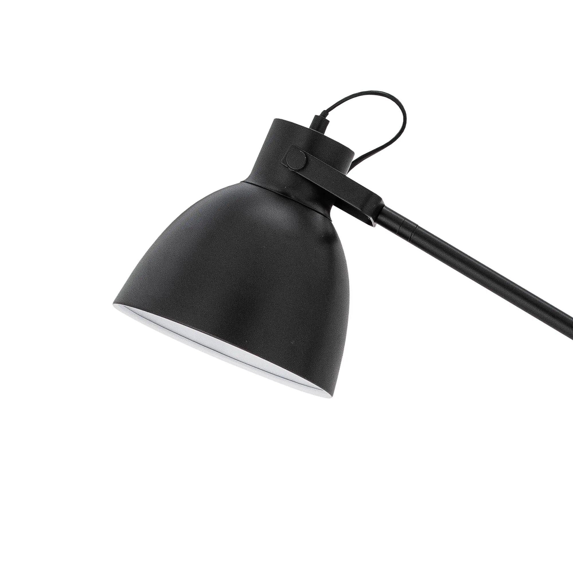 Elegante Barca Stehlampe in Schwarz, Metall, von Creative Collection.