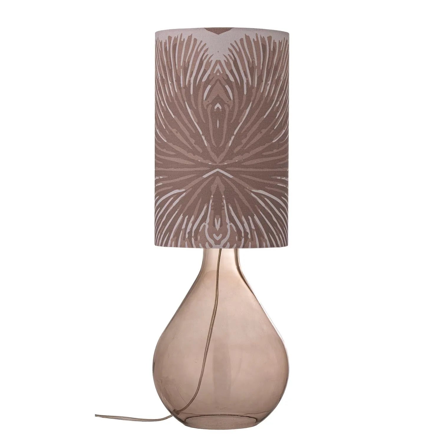 Leni Tischlampe, Braun, Glas in Braun präsentiert im Onlineshop von KAQTU Design AG. Tischleuchte ist von Creative Collection