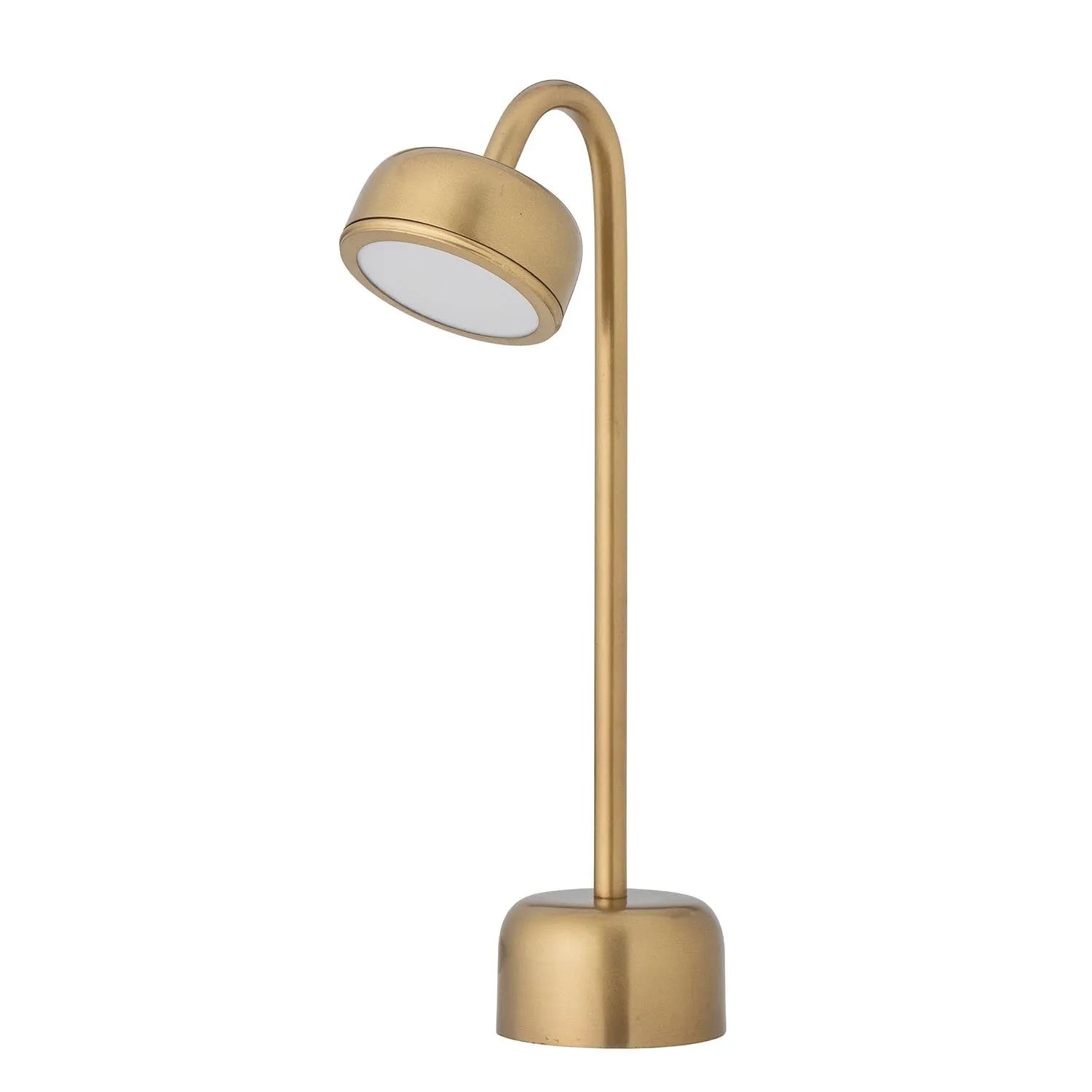 Nico Tragbare Lamp, Wiederaufladbar, Brass, Metall in Messing präsentiert im Onlineshop von KAQTU Design AG. Tischleuchte ist von Bloomingville