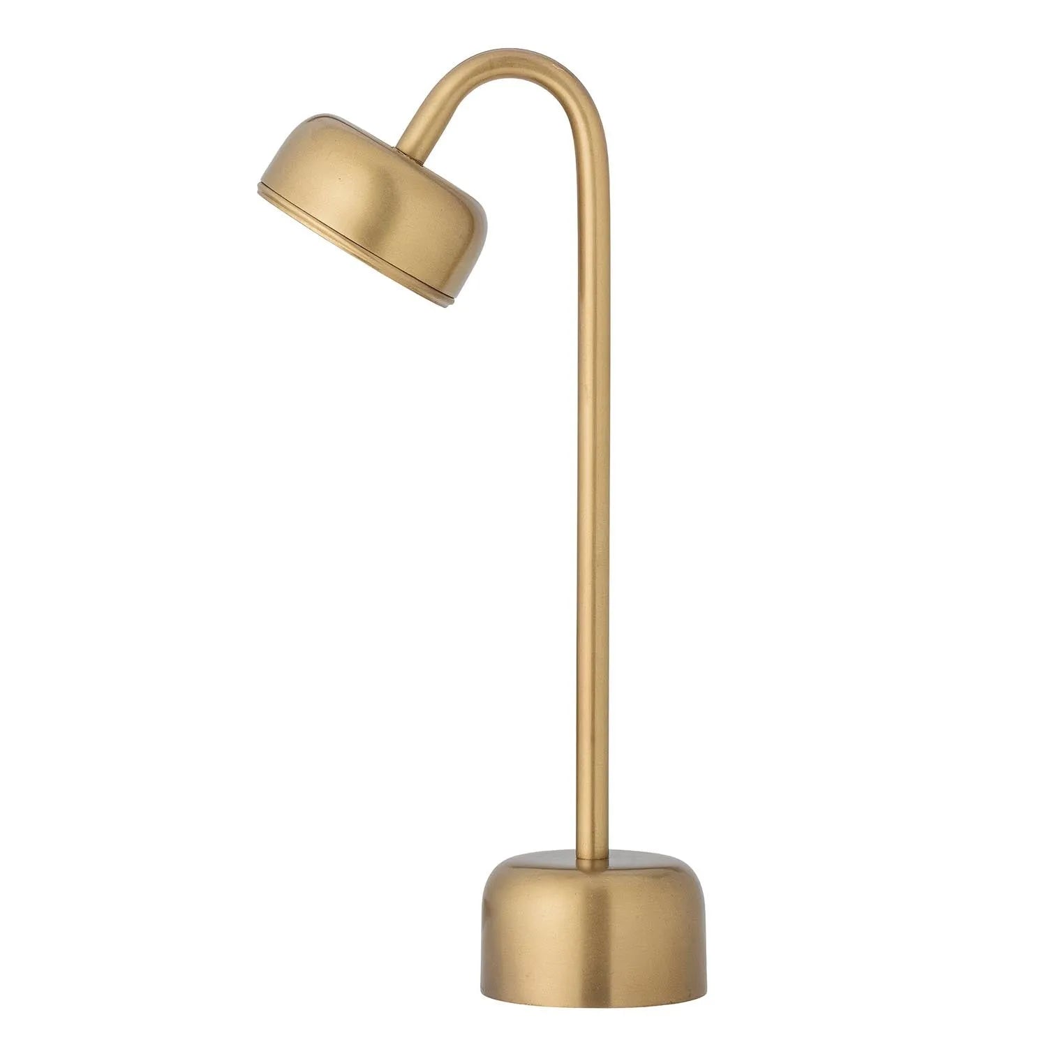 Nico Tragbare Lamp, Wiederaufladbar, Brass, Metall in Messing präsentiert im Onlineshop von KAQTU Design AG. Tischleuchte ist von Bloomingville