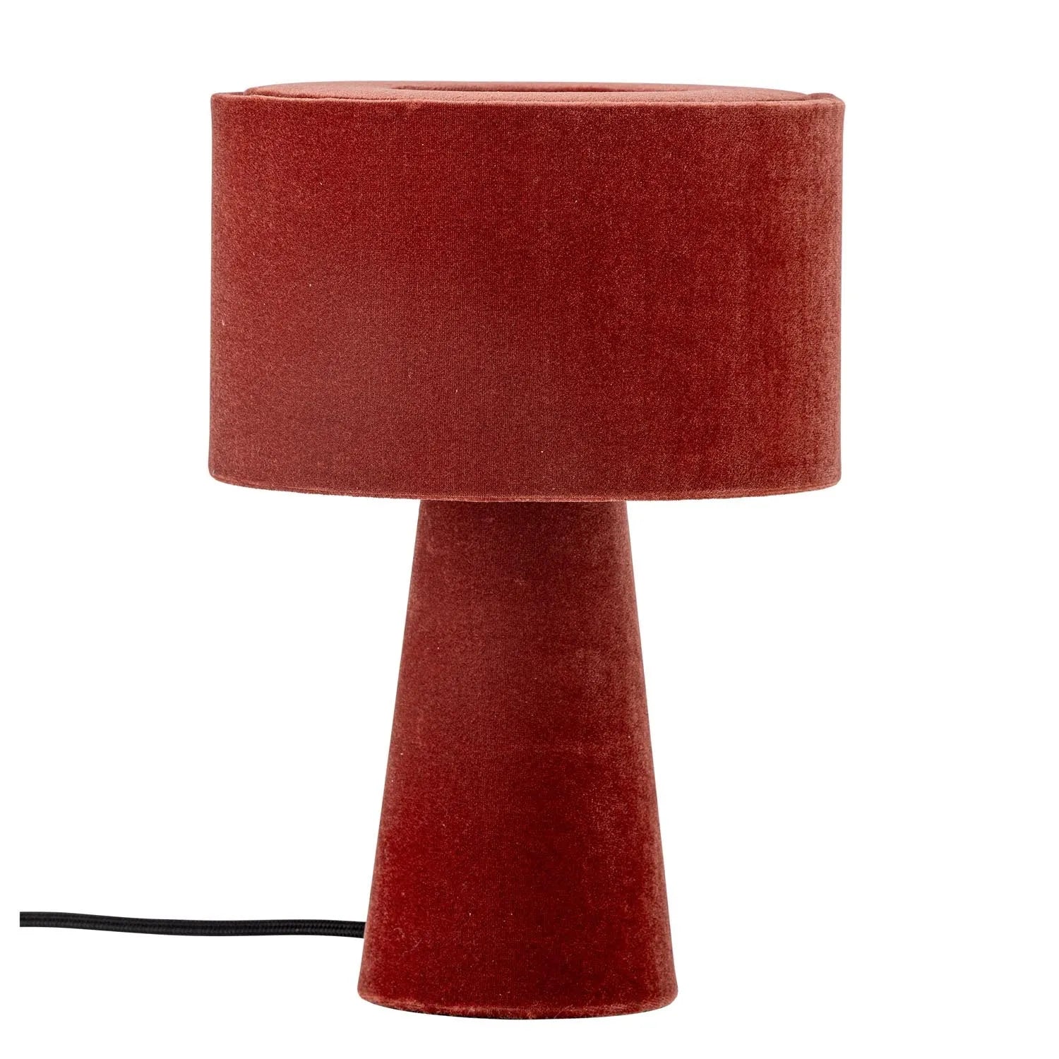 Emmie Tischlampe, Rot, Polyester in Rot präsentiert im Onlineshop von KAQTU Design AG. Tischleuchte ist von Bloomingville