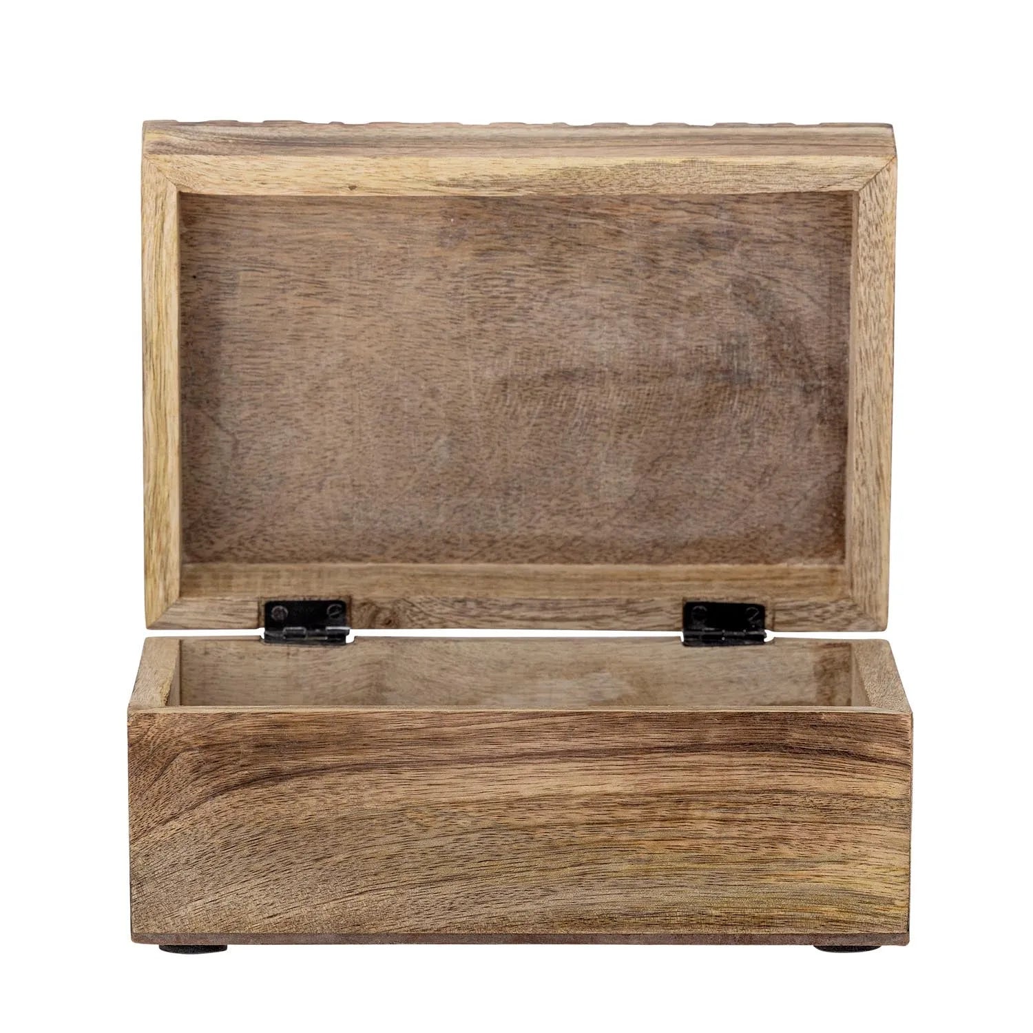 Vercelli Box mit Deckel, Natur, Mango in Natur präsentiert im Onlineshop von KAQTU Design AG. Aufbewahrungsbox ist von Bloomingville