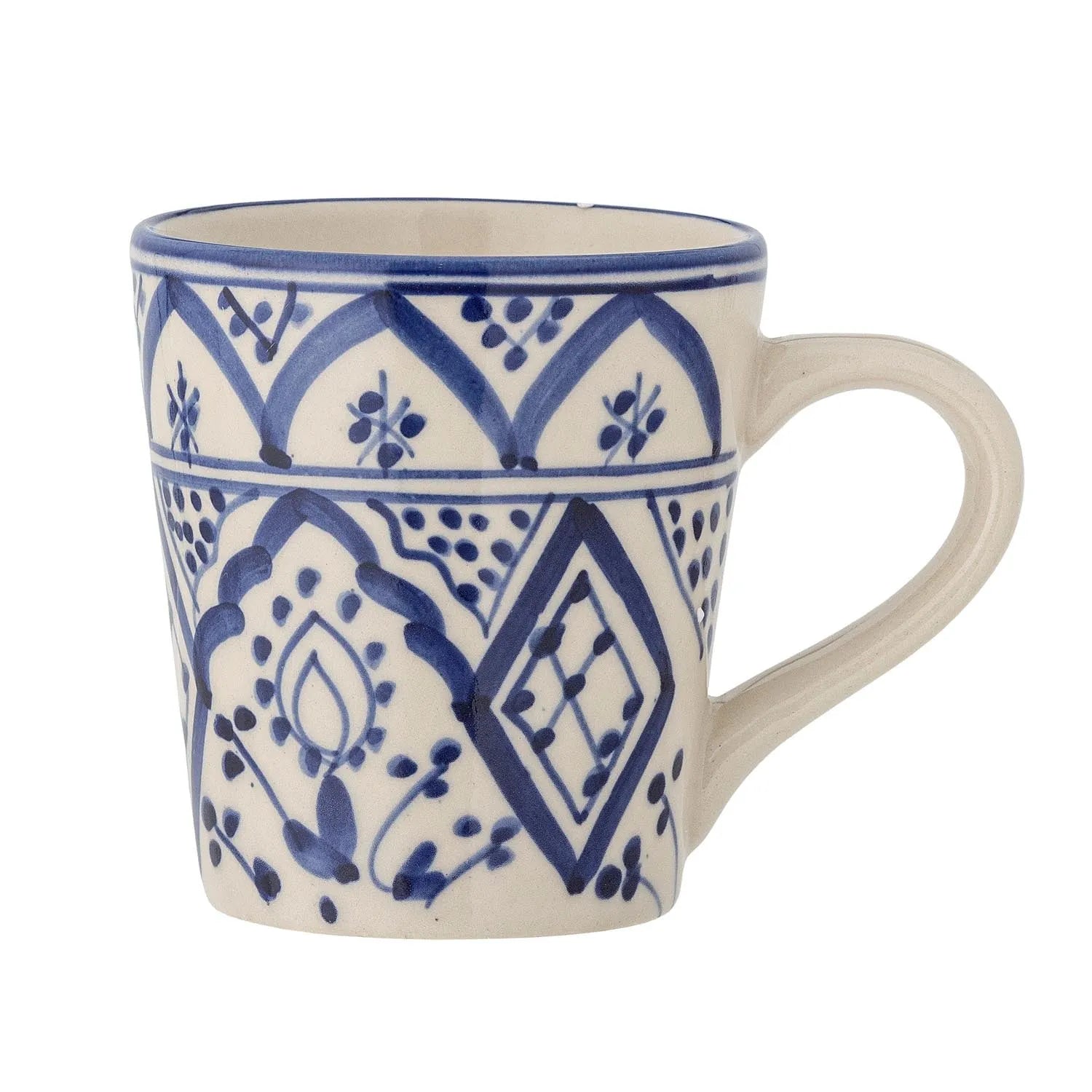 Karlie Becher, Blue, Steingut in Blau präsentiert im Onlineshop von KAQTU Design AG. Tasse ist von Creative Collection