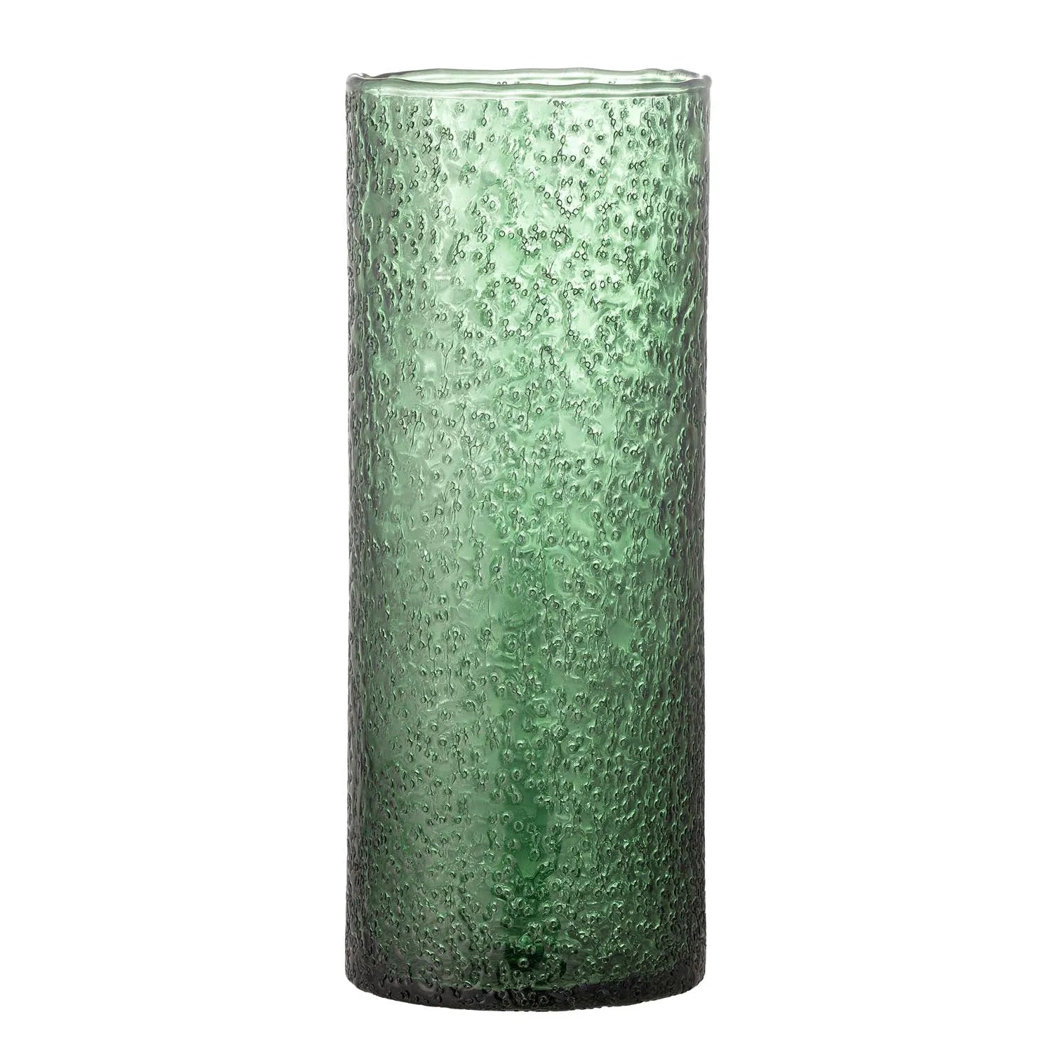 Zenta Vase, Grün, Recyceltes Glas in Grün präsentiert im Onlineshop von KAQTU Design AG. Vase ist von Bloomingville