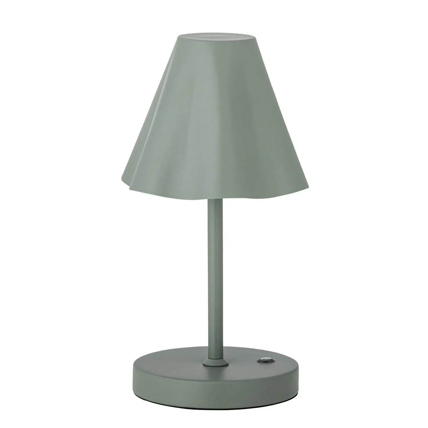 Lianna Tragbare Lamp, Wiederaufladbar, Grün, Metall in Grün präsentiert im Onlineshop von KAQTU Design AG. Tischleuchte ist von Bloomingville