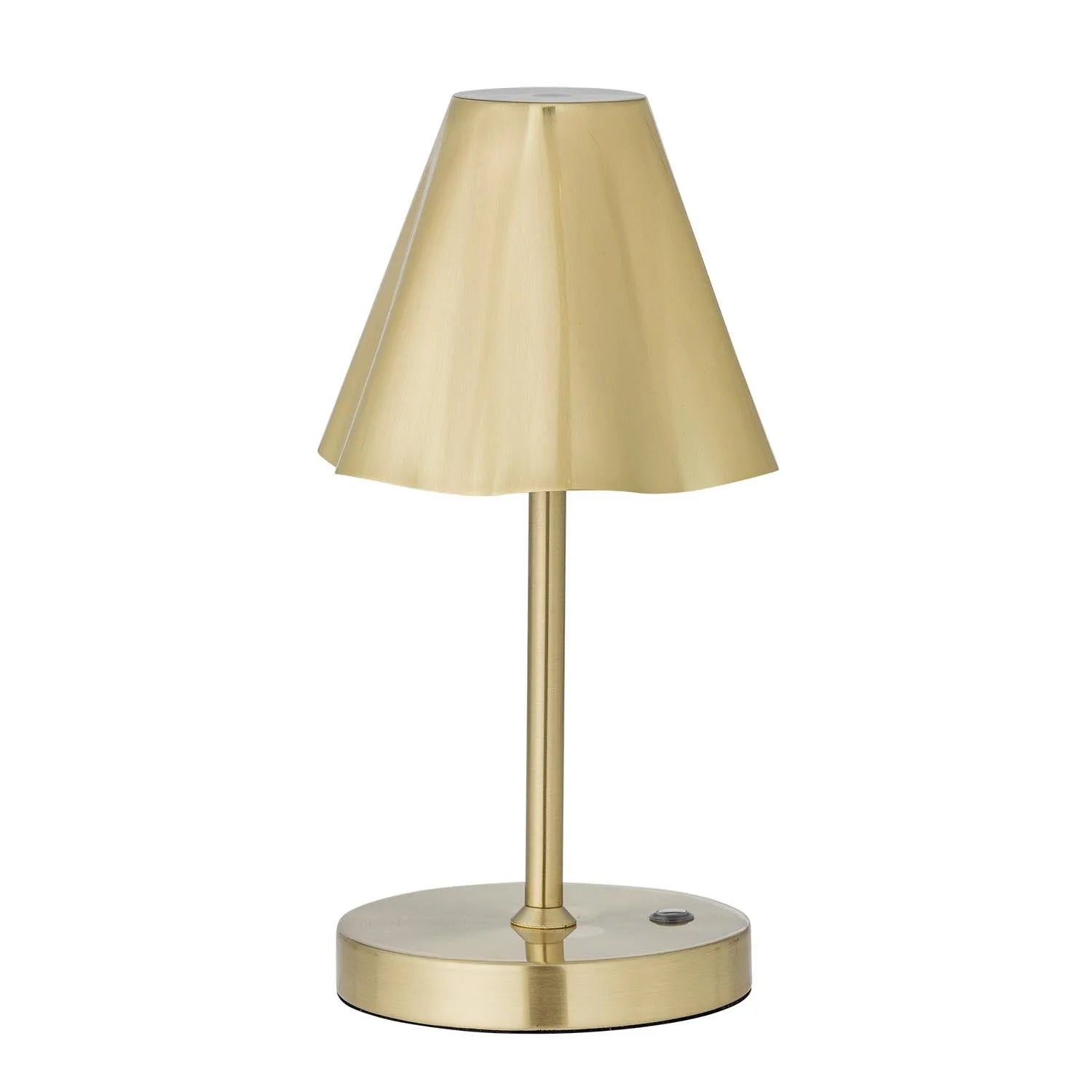 Lianna Tragbare Lamp, Wiederaufladbar, Brass, Metall in Messing präsentiert im Onlineshop von KAQTU Design AG. Tischleuchte ist von Bloomingville