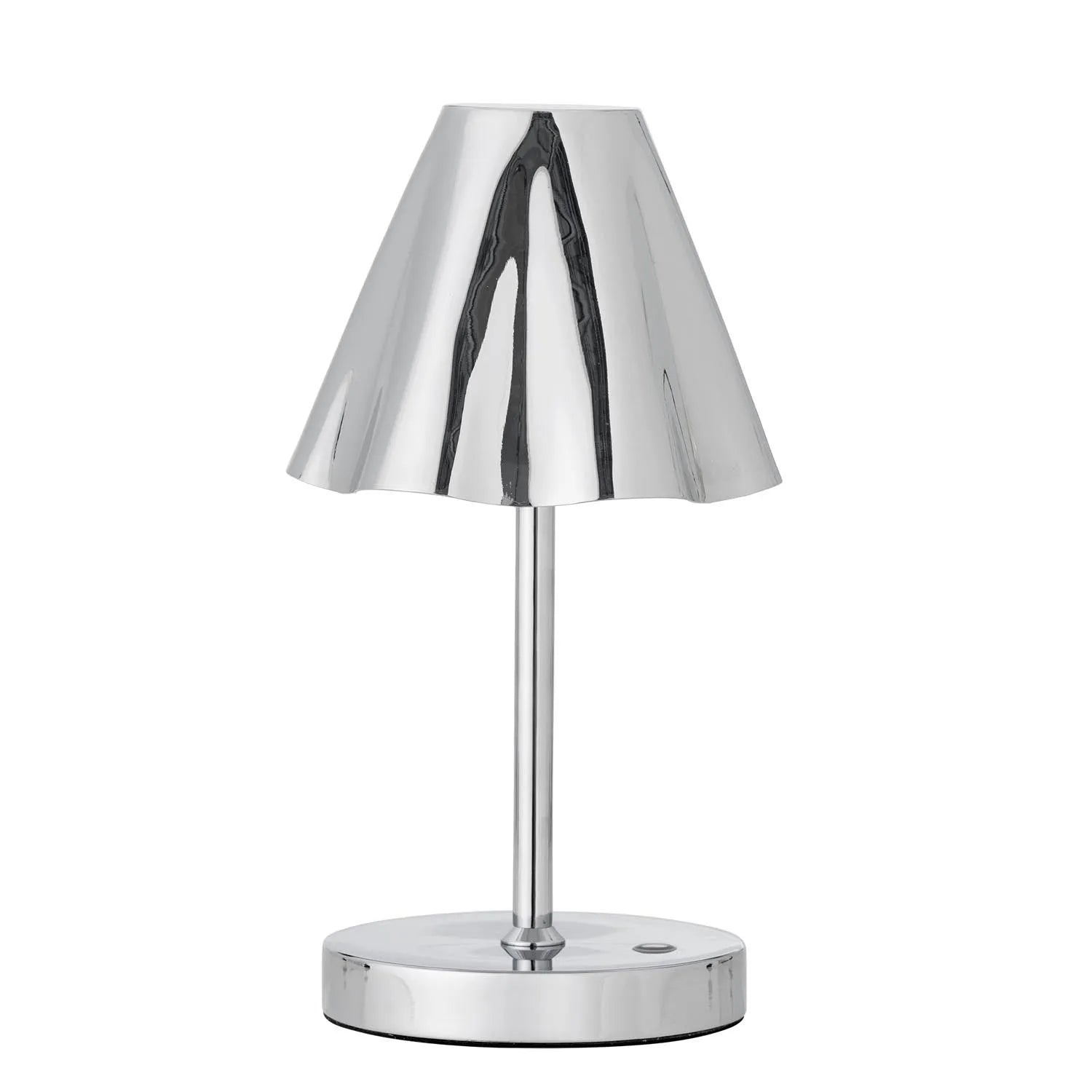 Lianna Tragbare Lampe: Elegantes, silbernes Design, wiederaufladbar, flexibel einsetzbar, hochwertiges Metall, zeitgemäße Eleganz.