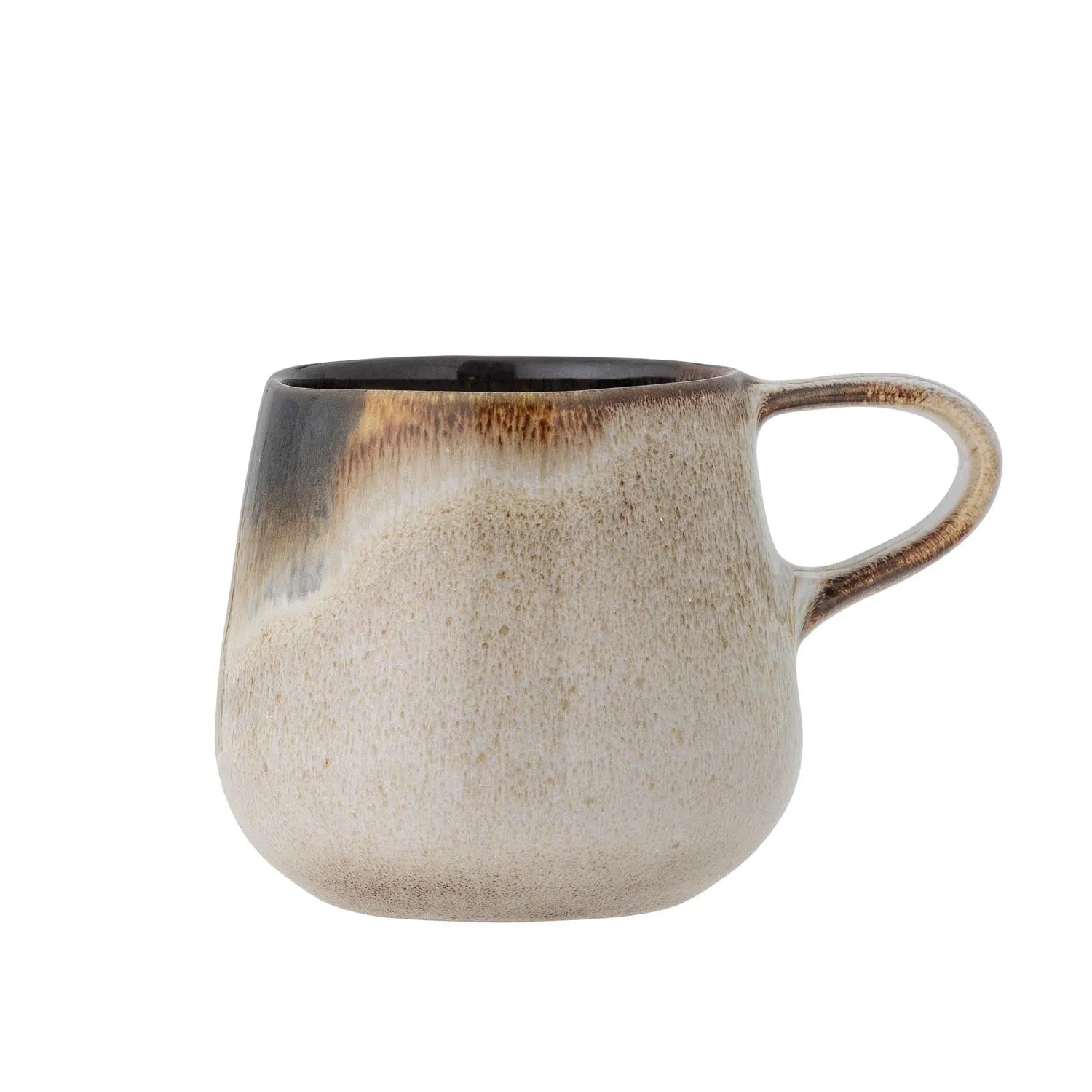 Jules Tasse, Grau, Steingut in Grau präsentiert im Onlineshop von KAQTU Design AG. Tasse ist von Bloomingville