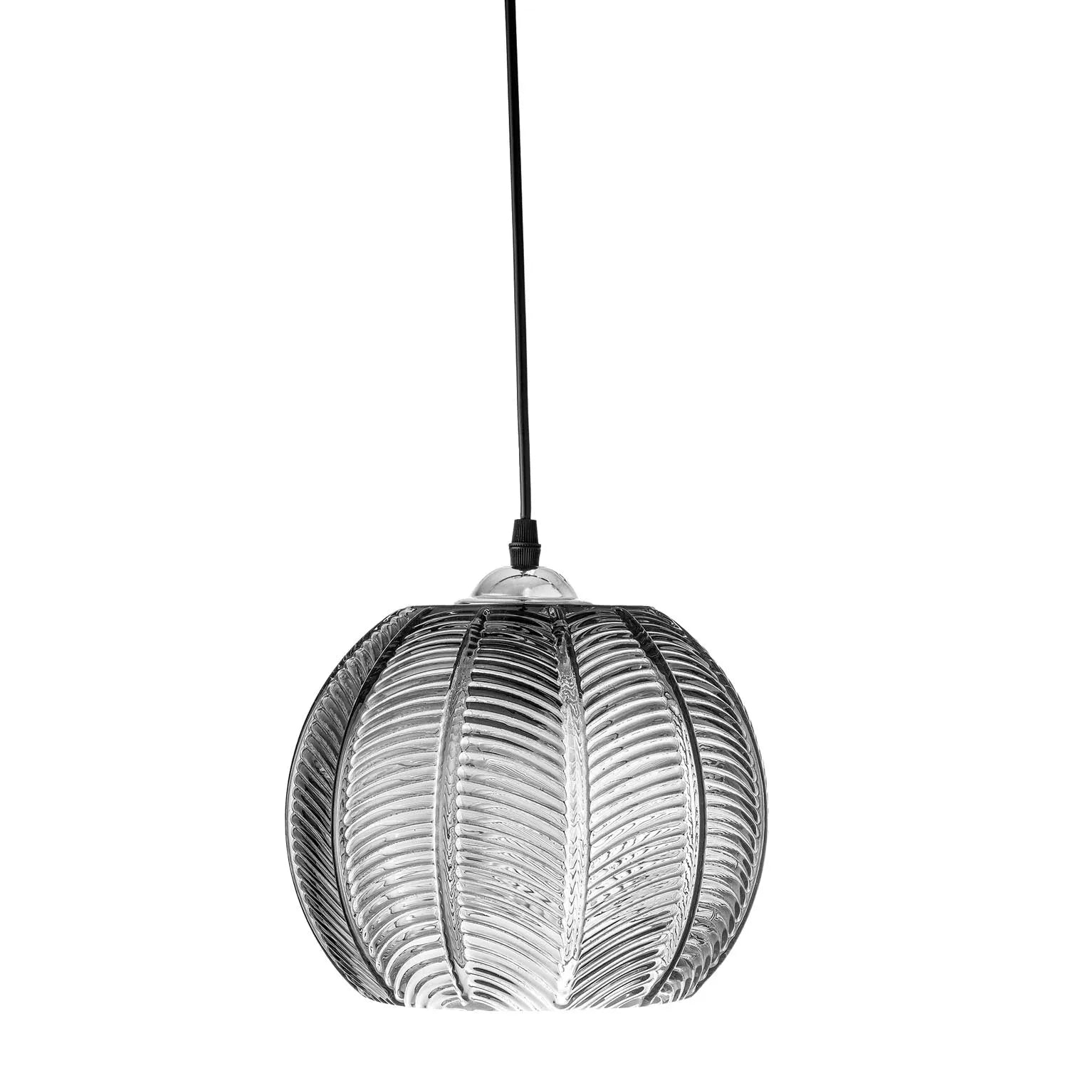 Adar Hängeleuchte, Grau, Glas in Grau präsentiert im Onlineshop von KAQTU Design AG. Pendelleuchte ist von Bloomingville