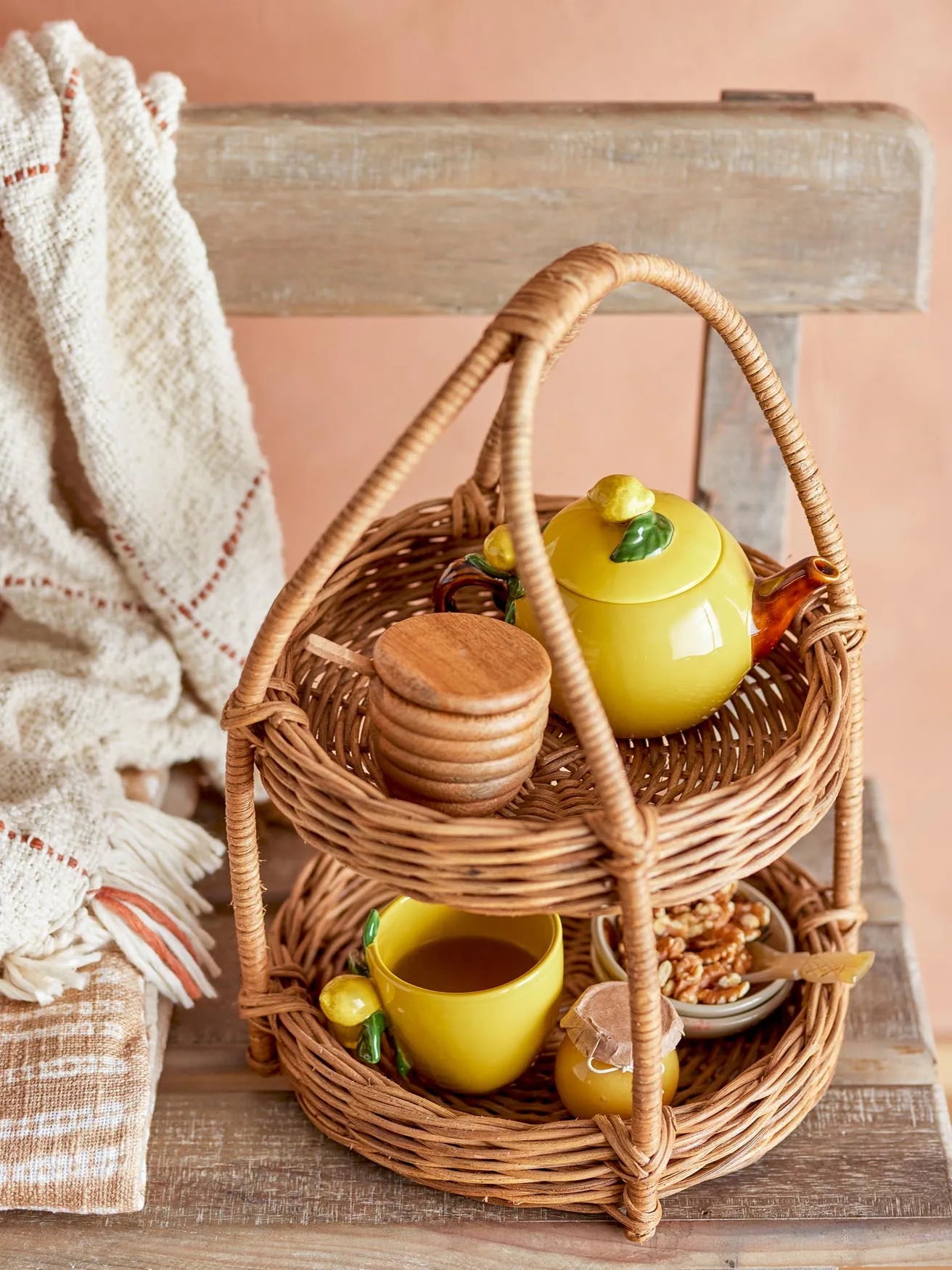 Lime cup, yellow, earthenware