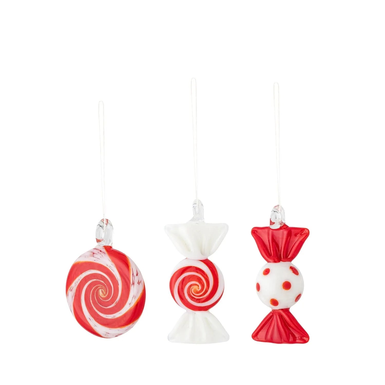 Festive Ornament, Rot, Glas in Rot präsentiert im Onlineshop von KAQTU Design AG. Ornament ist von Bloomingville