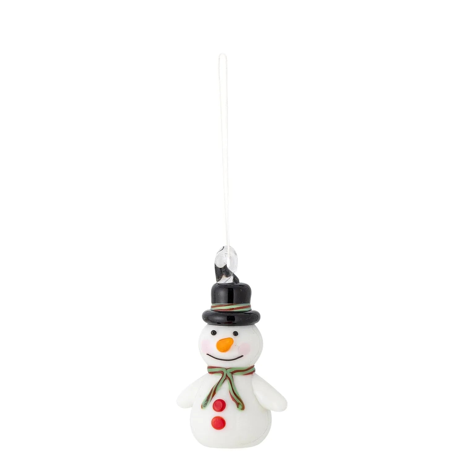 Festive Ornament, Weiss, Glas in Weiß präsentiert im Onlineshop von KAQTU Design AG. Ornament ist von Bloomingville