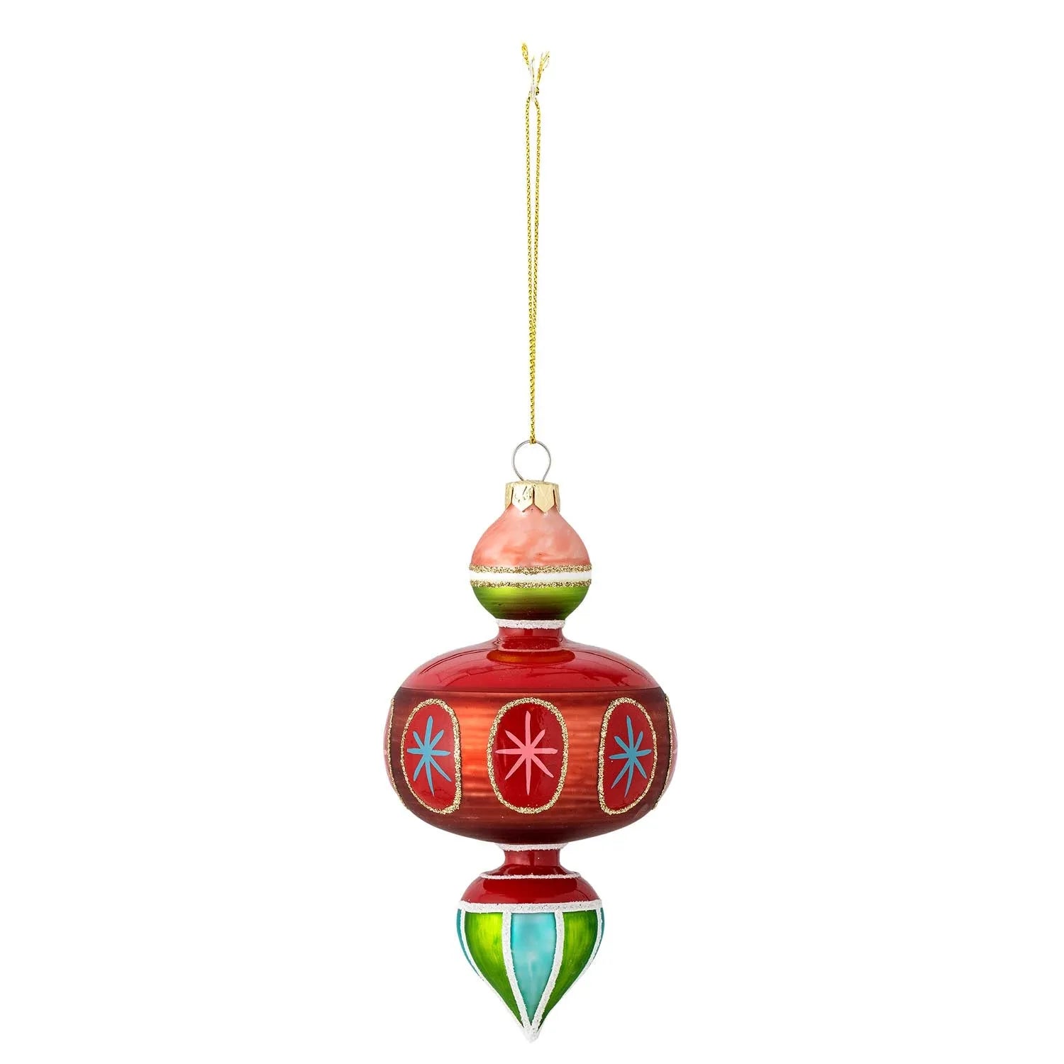 Kota Ornament, Rot, Glas in Rot präsentiert im Onlineshop von KAQTU Design AG. Ornament ist von Bloomingville