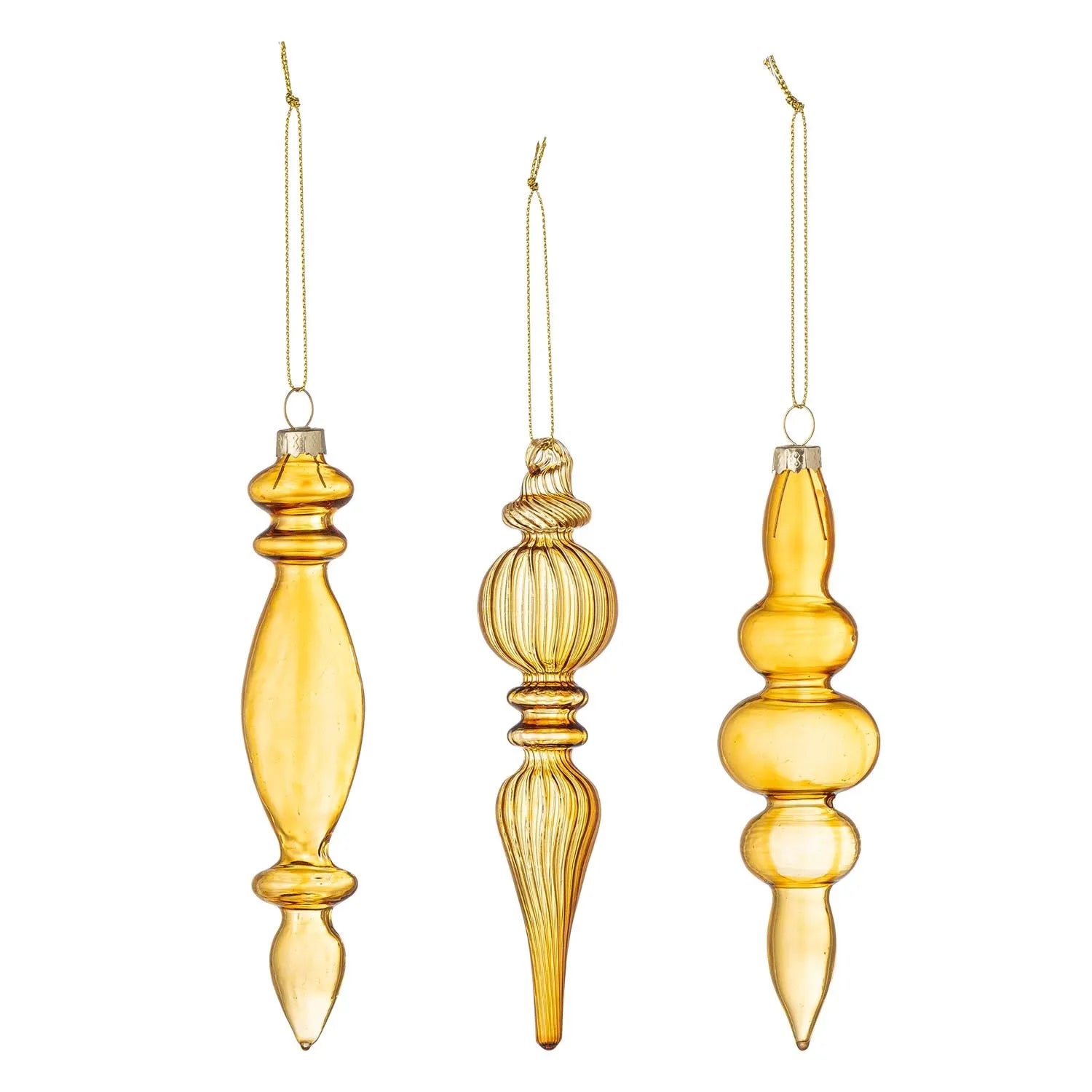 Auralia Ornament, Gold, Glas in Gold präsentiert im Onlineshop von KAQTU Design AG. Ornament ist von Bloomingville