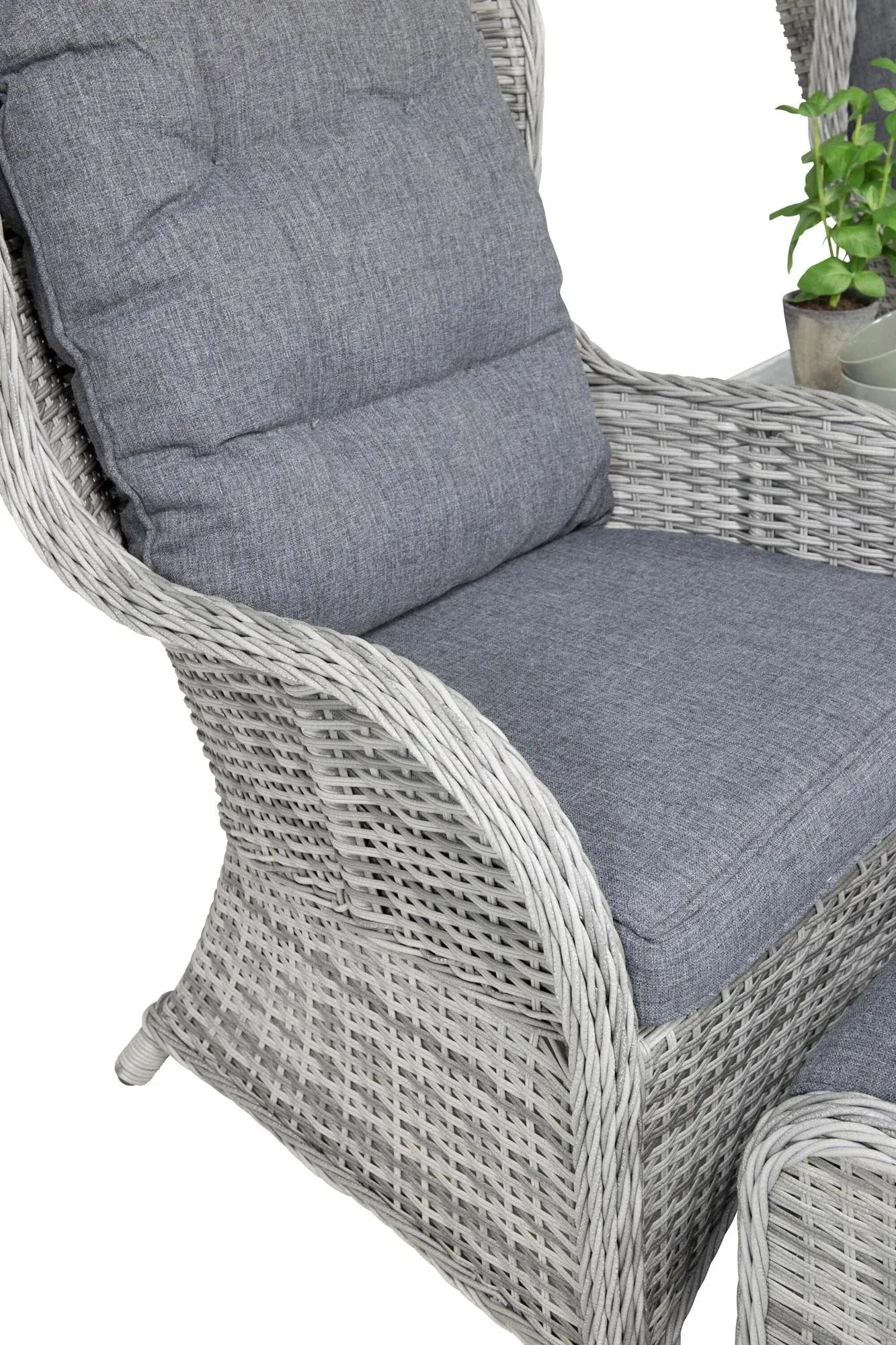 Vikelund Lounge Outdoorset 45cm in Grau präsentiert im Onlineshop von KAQTU Design AG. Loungeset ist von Venture Home