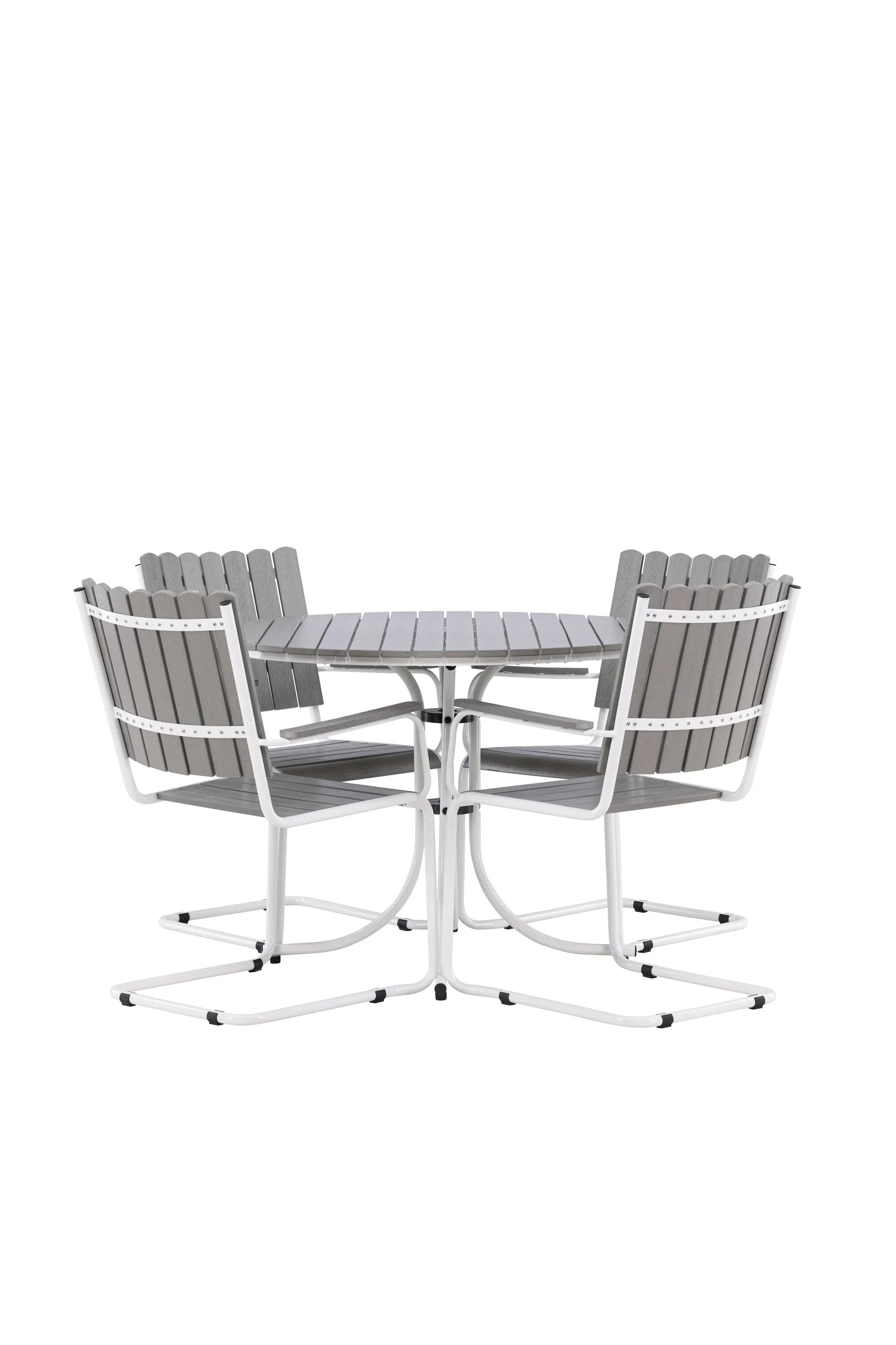 Holmsund Tisch Set in Grau/Grau/Weiss präsentiert im Onlineshop von KAQTU Design AG. Esszimmerset ist von Venture Home