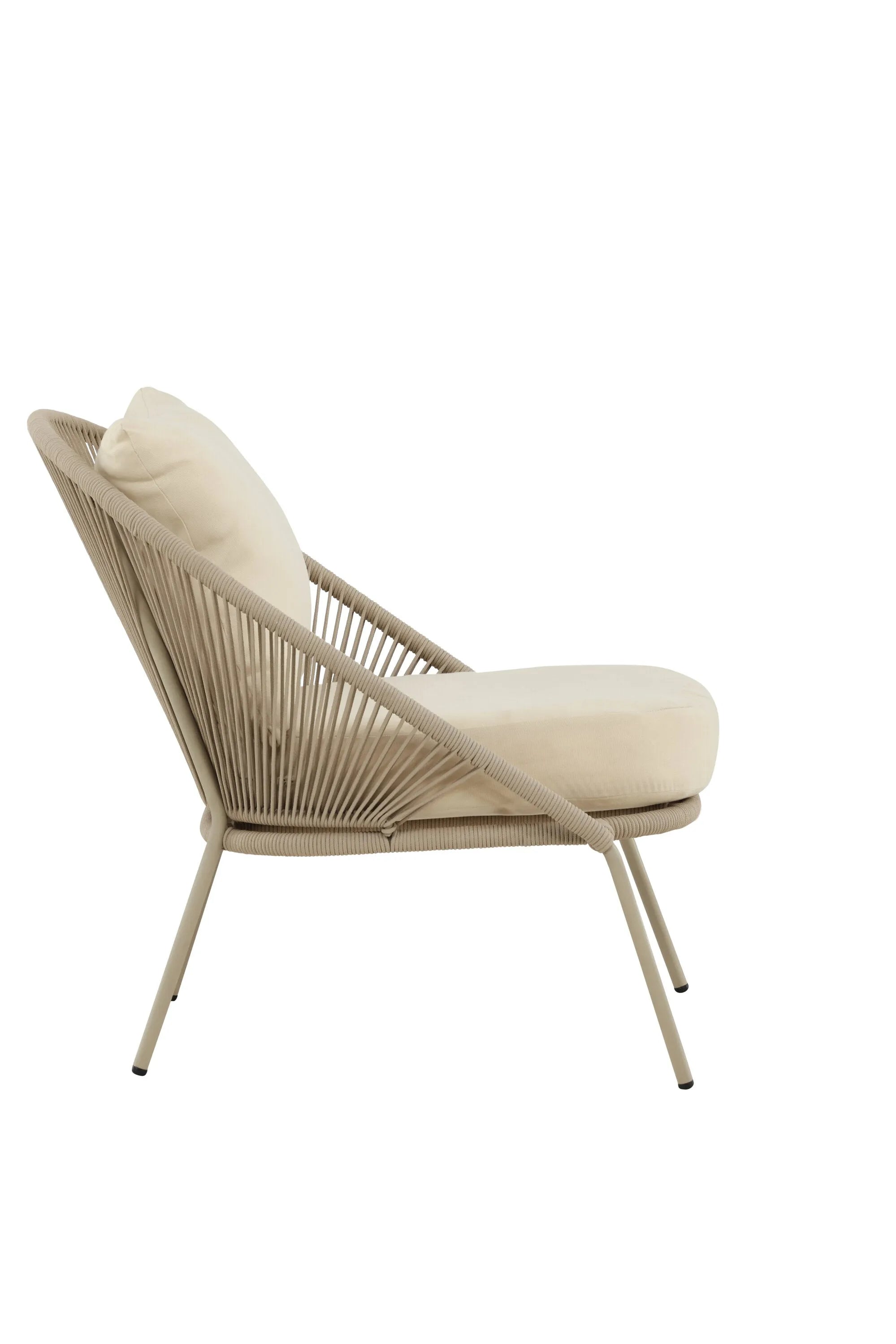 Lindos Loungesessel in Beige präsentiert im Onlineshop von KAQTU Design AG. Outdoor-Sessel ist von Venture Home