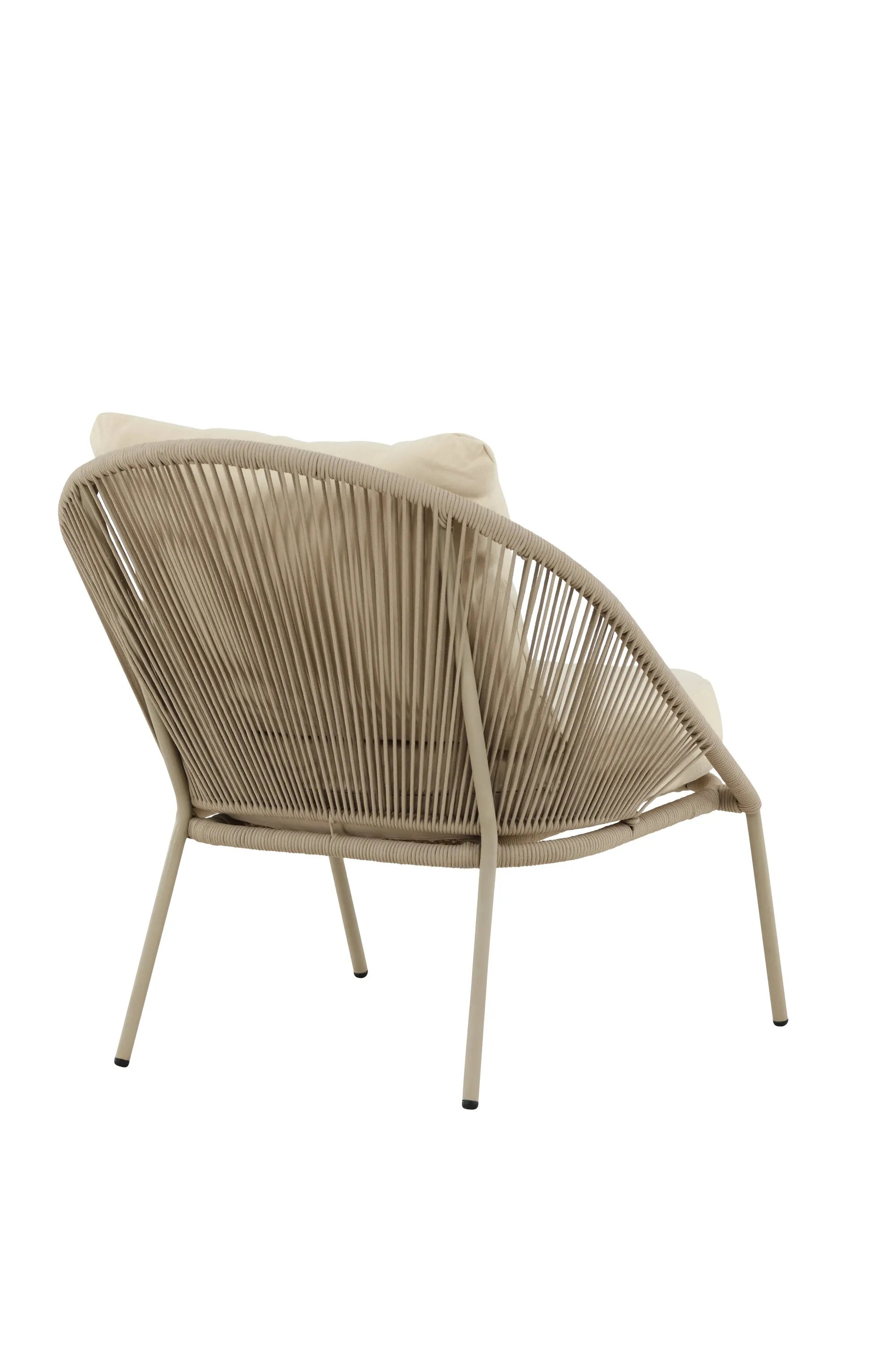 Lindos Loungesessel in Beige präsentiert im Onlineshop von KAQTU Design AG. Outdoor-Sessel ist von Venture Home