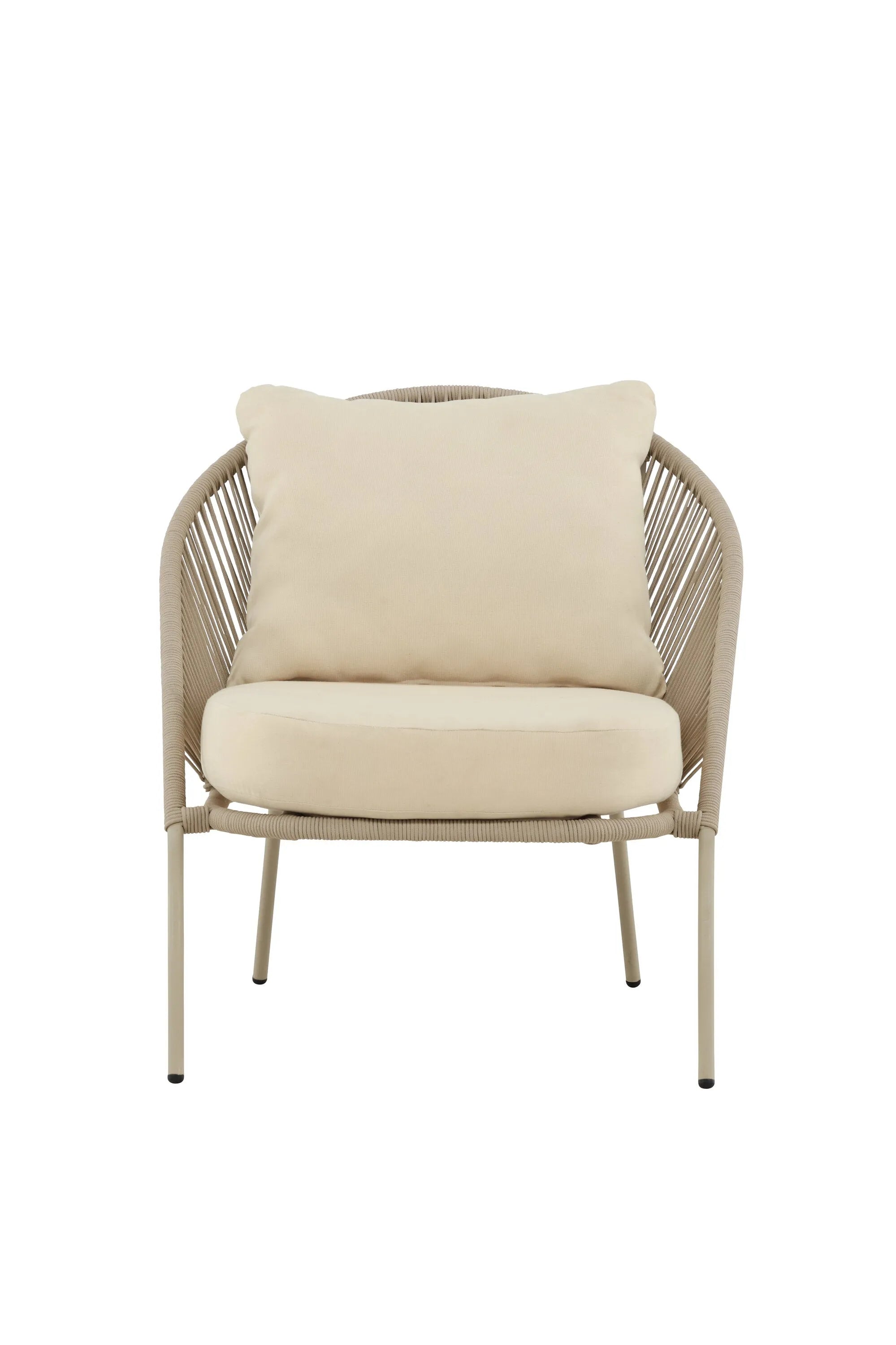 Lindos Loungesessel in Beige präsentiert im Onlineshop von KAQTU Design AG. Outdoor-Sessel ist von Venture Home