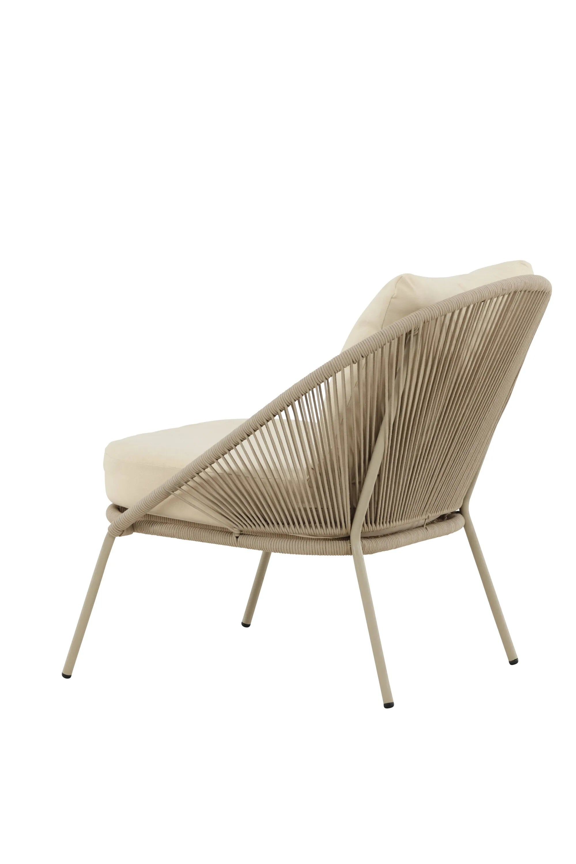 Lindos Loungesessel in Beige präsentiert im Onlineshop von KAQTU Design AG. Outdoor-Sessel ist von Venture Home