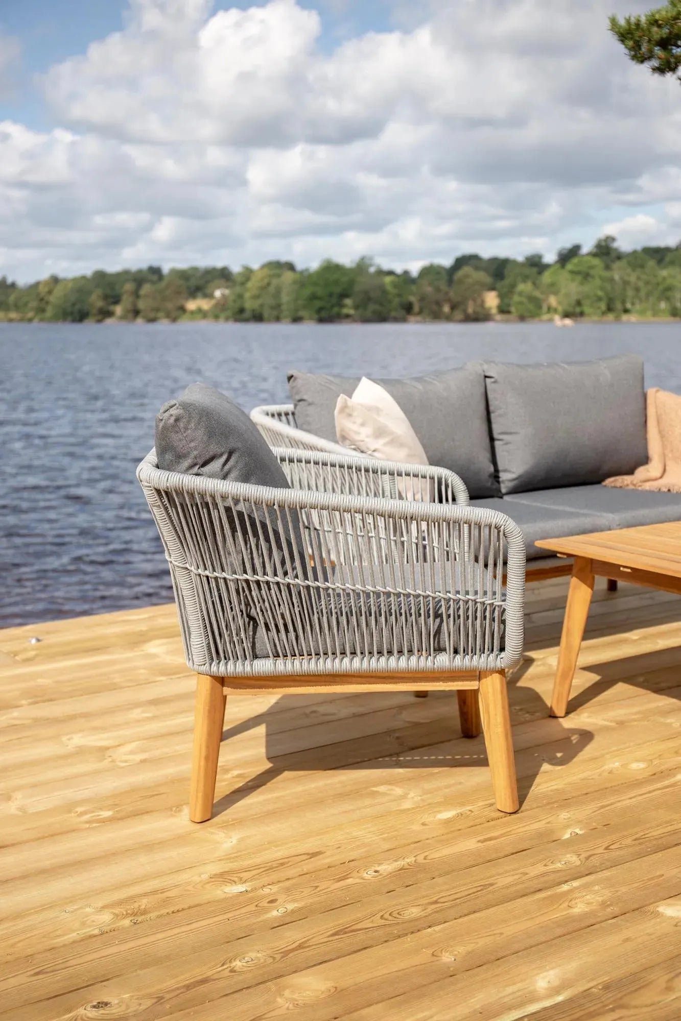 Chania Sofa Outdoorset 110cm - KAQTU Design