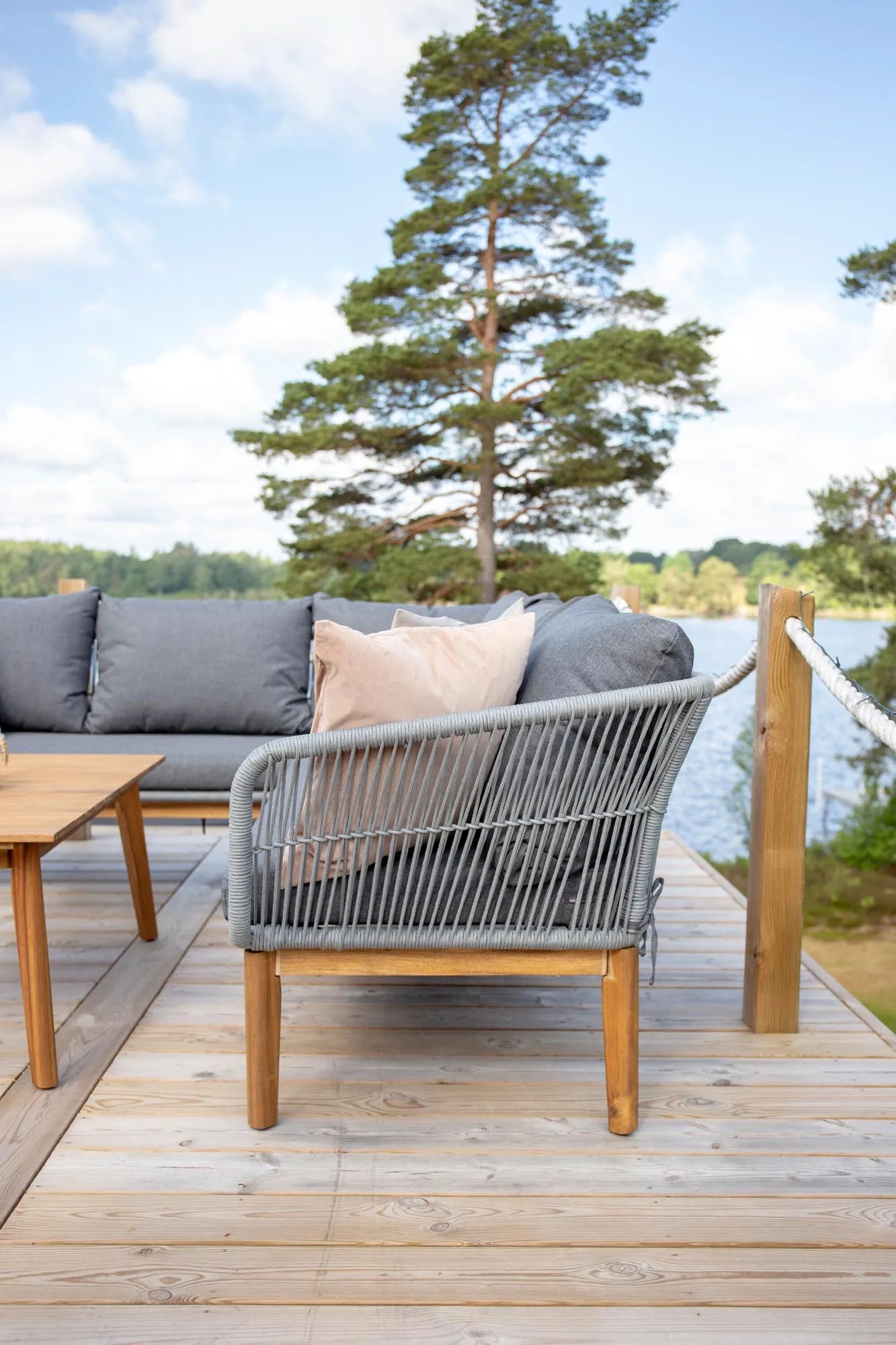 Chania Ecksofa Outdoorset 110cm - KAQTU Design