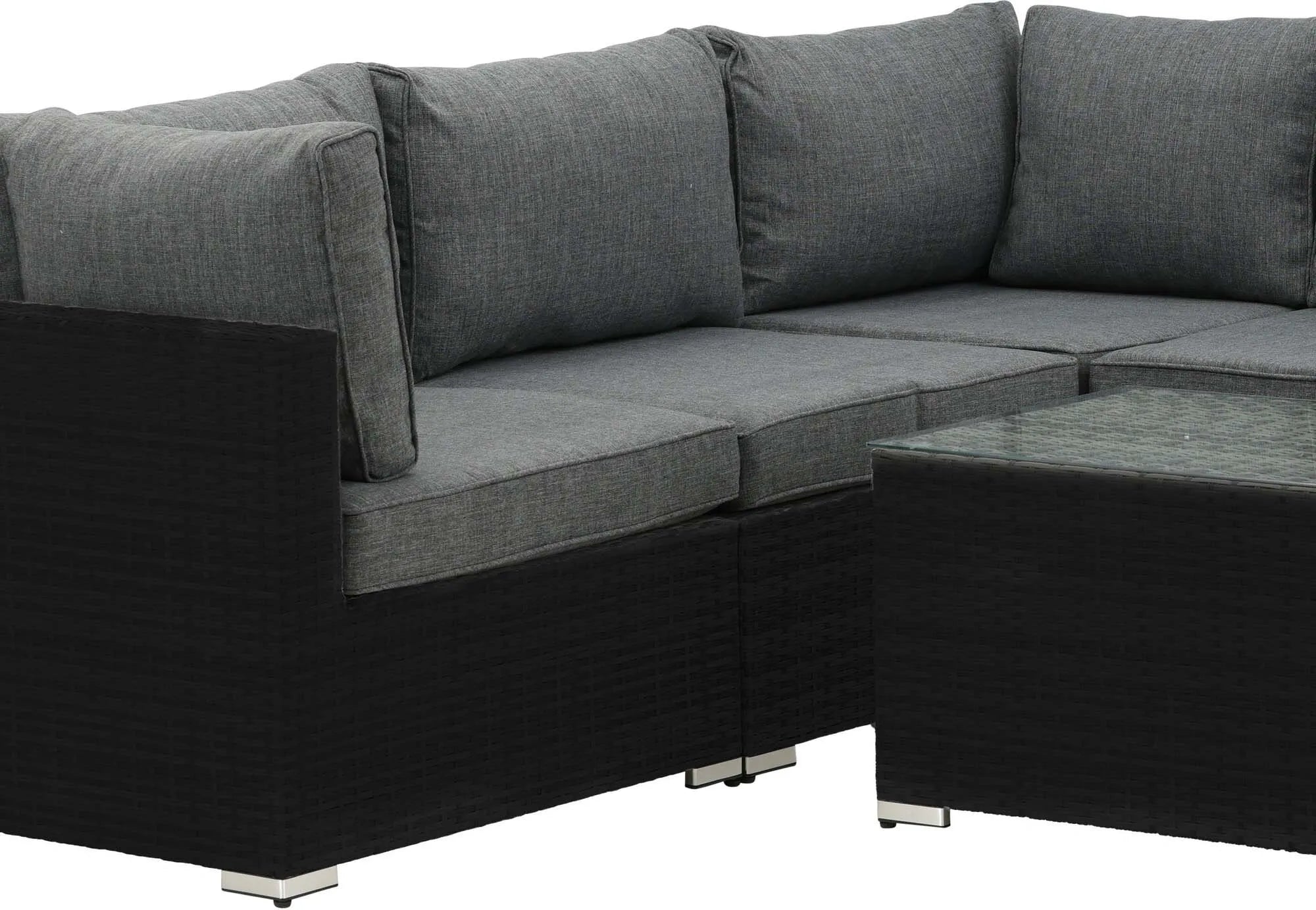 Amazon Ecksofa Outdoorset 110cm in Grau präsentiert im Onlineshop von KAQTU Design AG. Loungeset ist von Venture Home