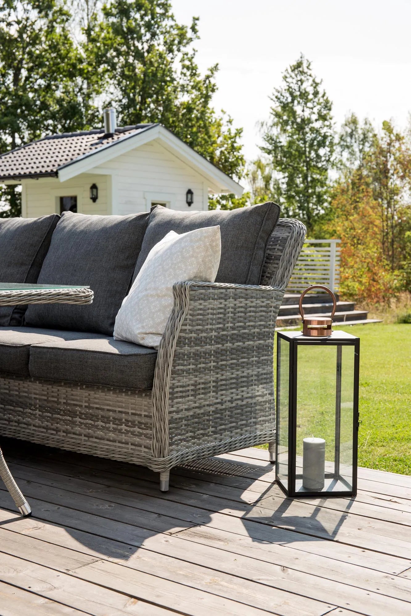 Vikelund Ecksofa Outdoorset 100cm - KAQTU Design