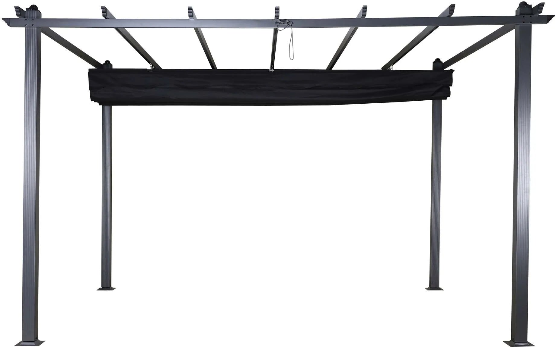 Latium Pergola in Schwarz präsentiert im Onlineshop von KAQTU Design AG. Pavillon ist von Venture Home