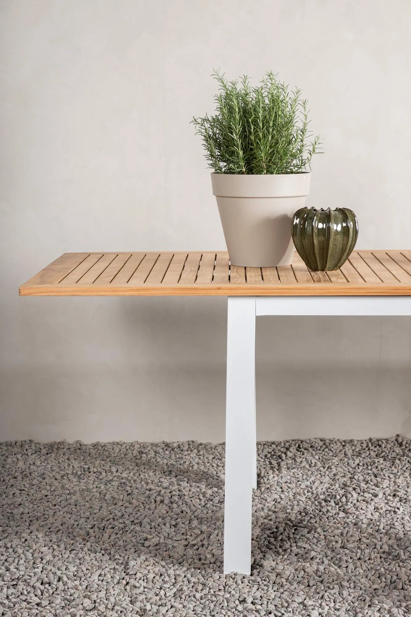 Panama Gartentisch ausziehbar in Weiss präsentiert im Onlineshop von KAQTU Design AG. Gartentisch ist von Venture Home