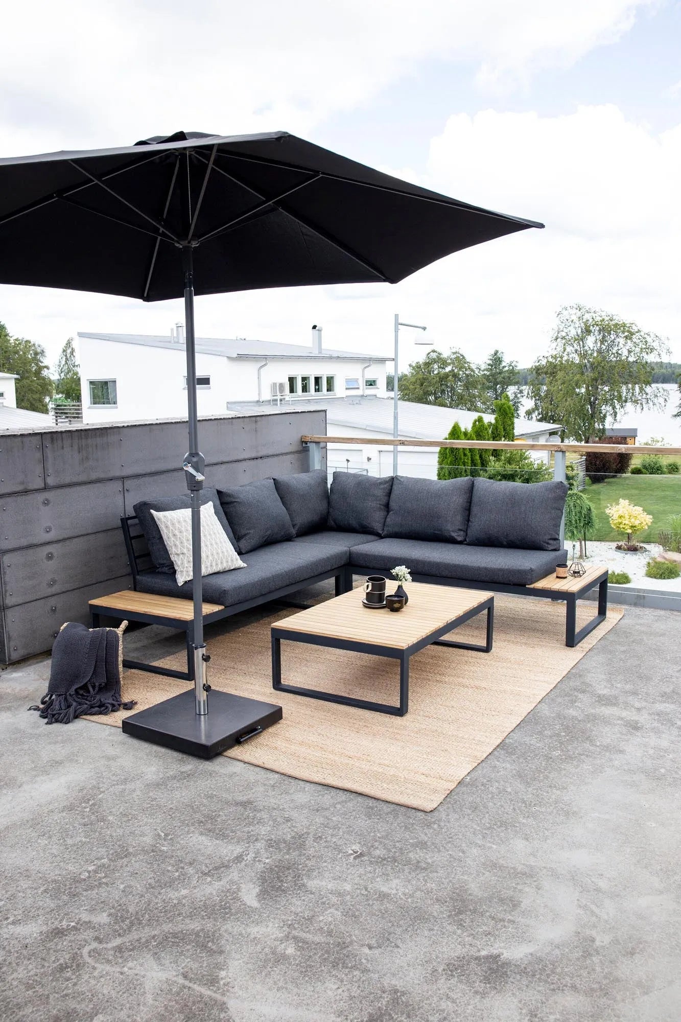 Panama Ecksofa Outdoorset 112cm - KAQTU Design