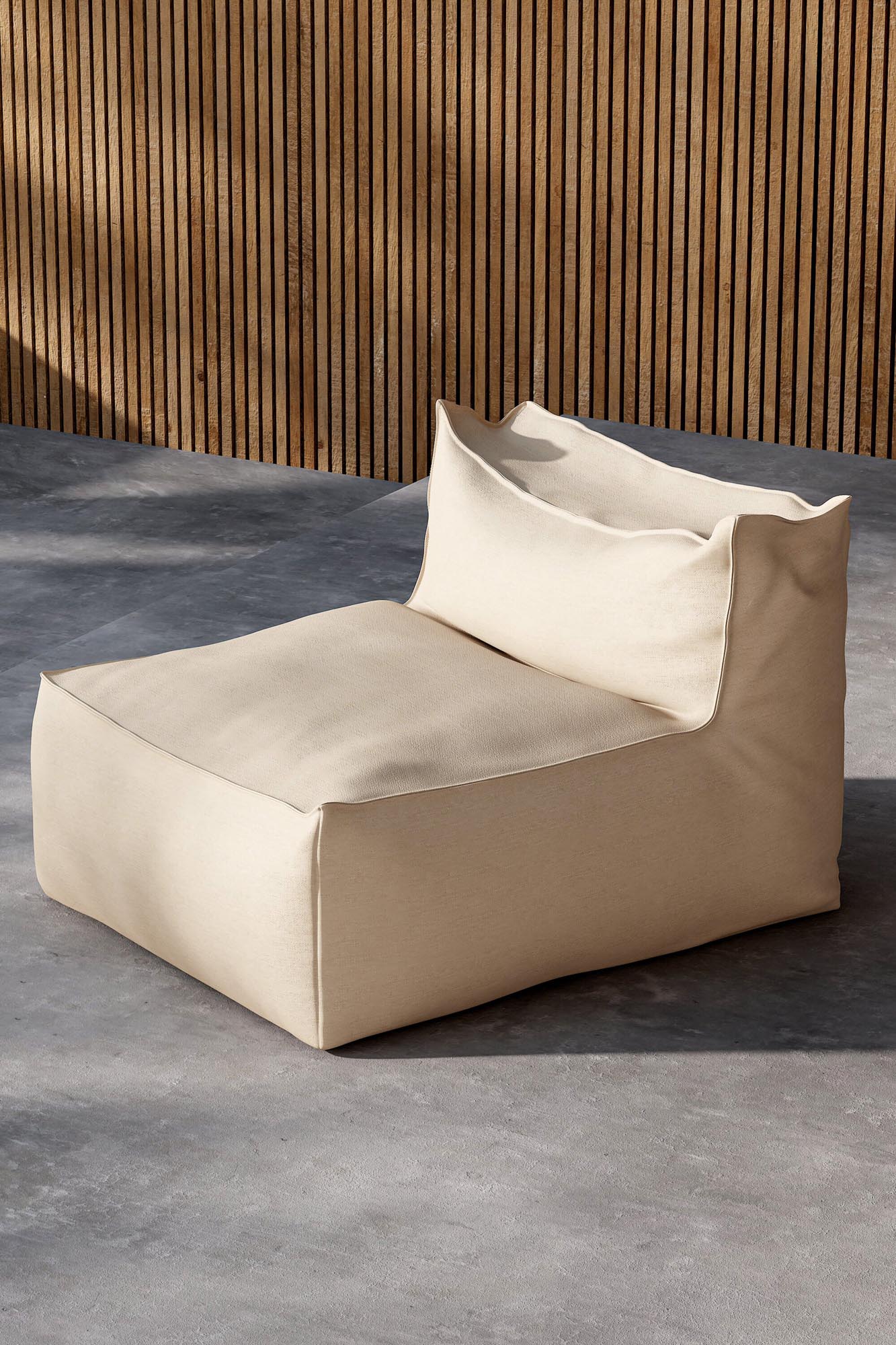 Rambo Loungesessel in Beige präsentiert im Onlineshop von KAQTU Design AG. Outdoor-Sessel ist von Venture Home