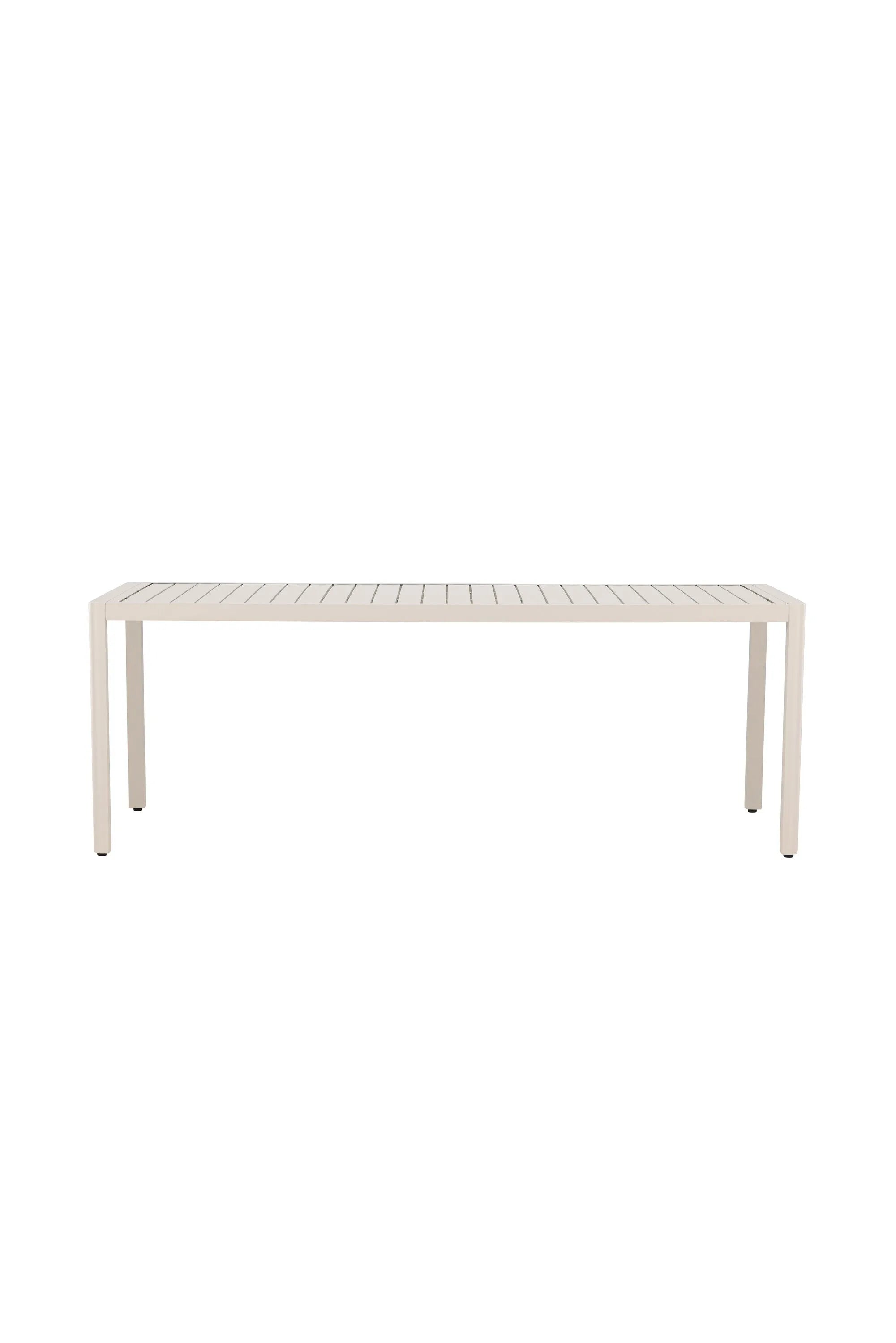 Rechteckiger Esstisch Giardini in Beige präsentiert im Onlineshop von KAQTU Design AG. Gartentisch ist von Venture Home