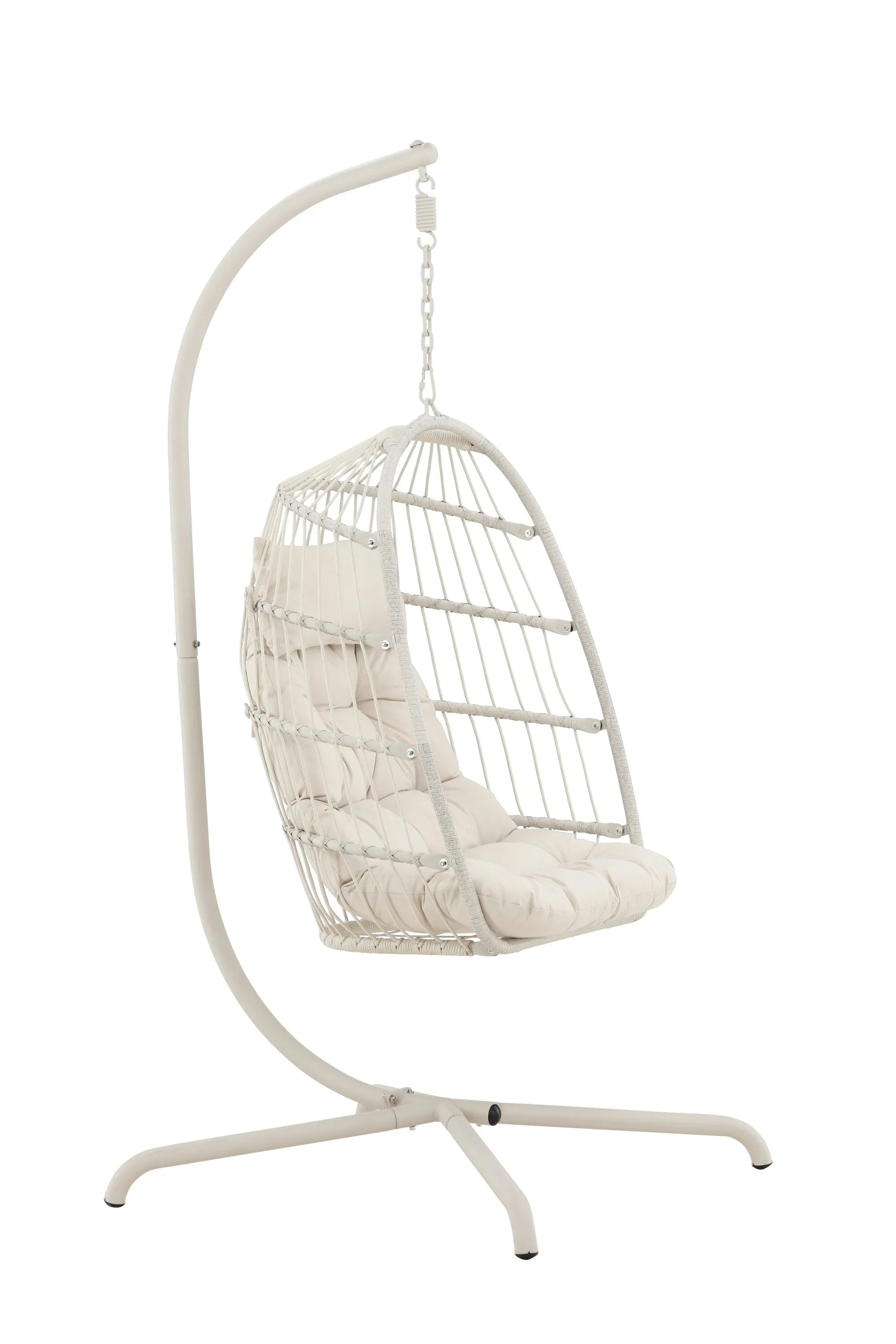 Trezza Hängesessel in Beige präsentiert im Onlineshop von KAQTU Design AG. Hängesessel ist von Venture Home