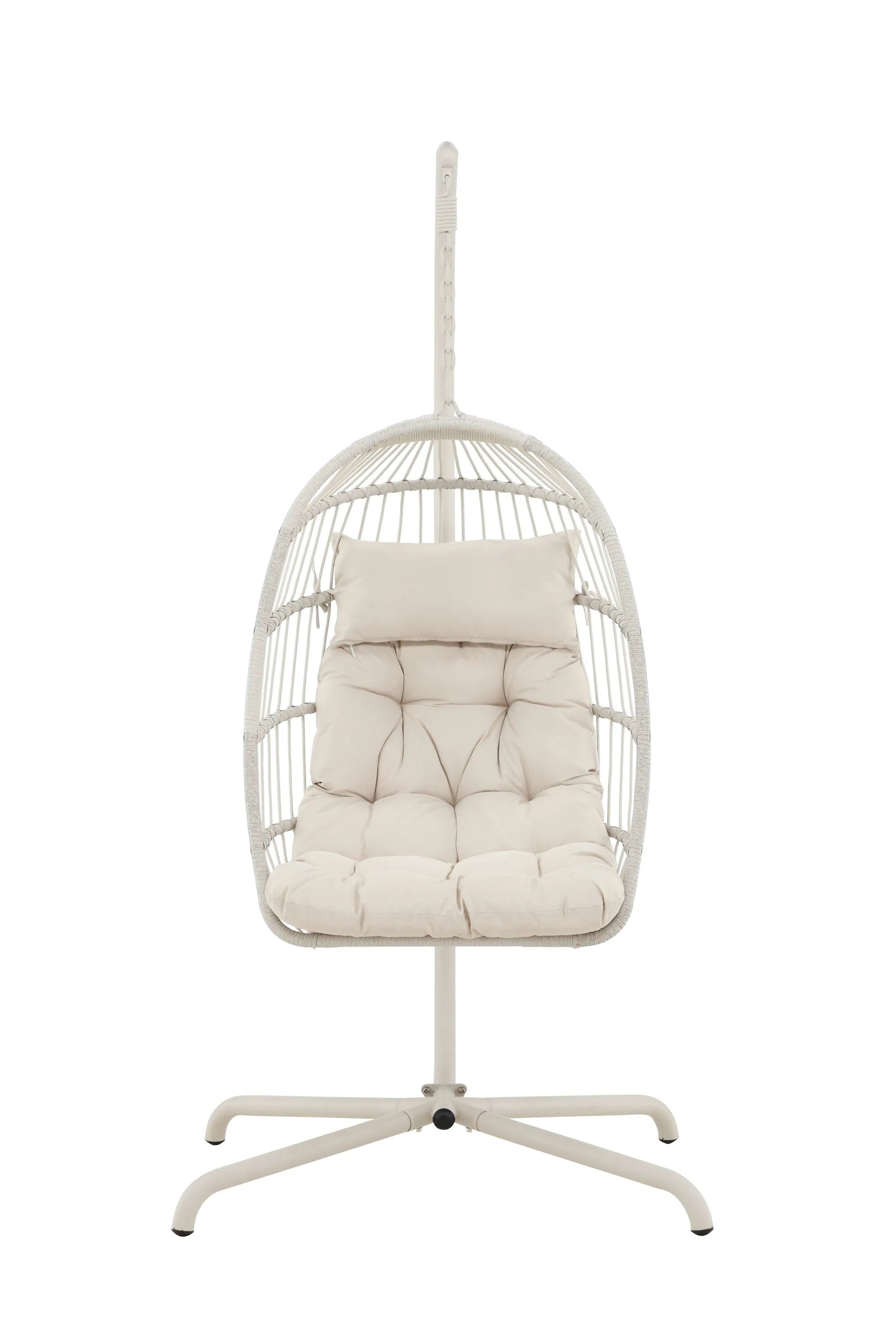 Trezza Hängesessel in Beige präsentiert im Onlineshop von KAQTU Design AG. Hängesessel ist von Venture Home