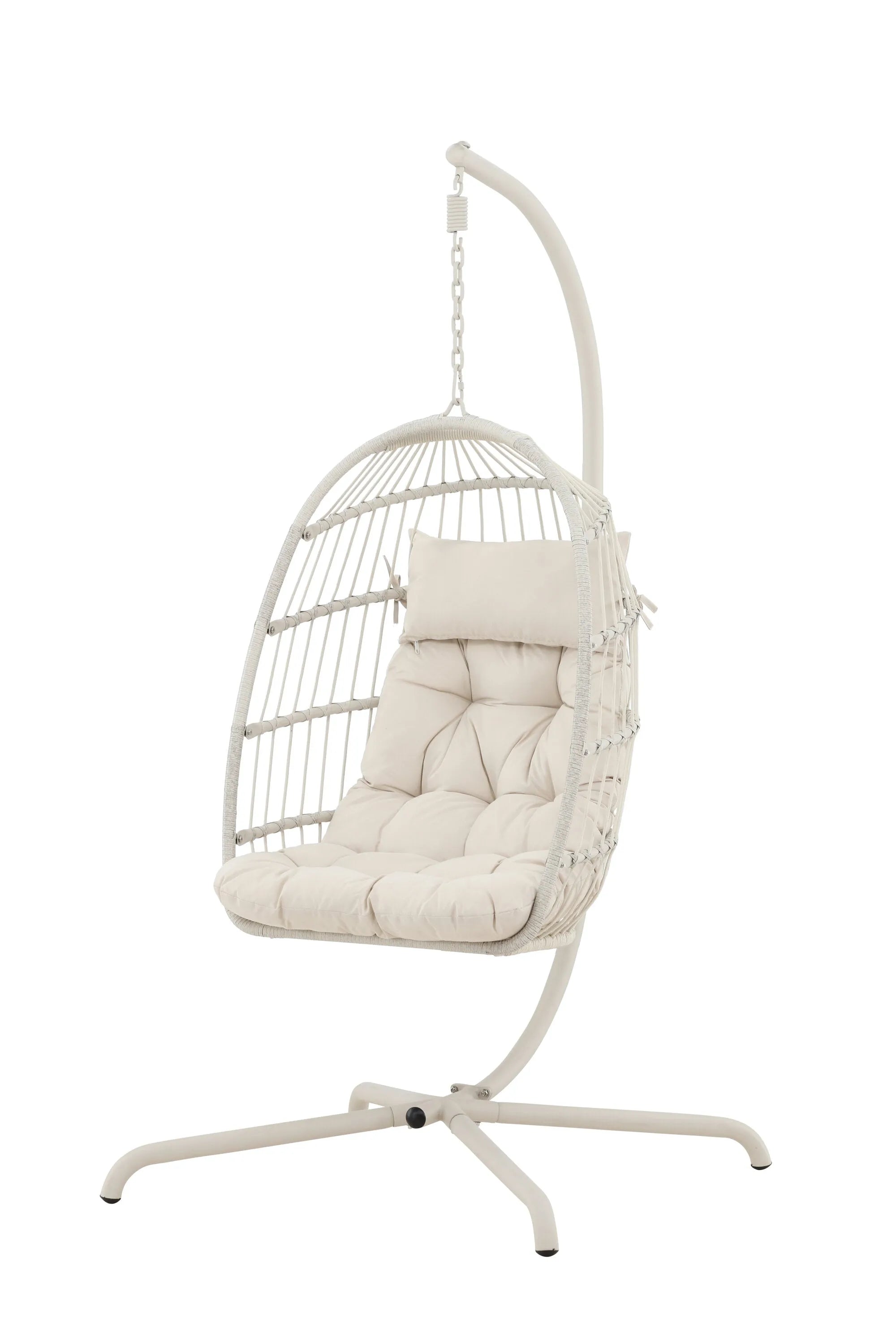 Trezza Hängesessel in Beige präsentiert im Onlineshop von KAQTU Design AG. Hängesessel ist von Venture Home