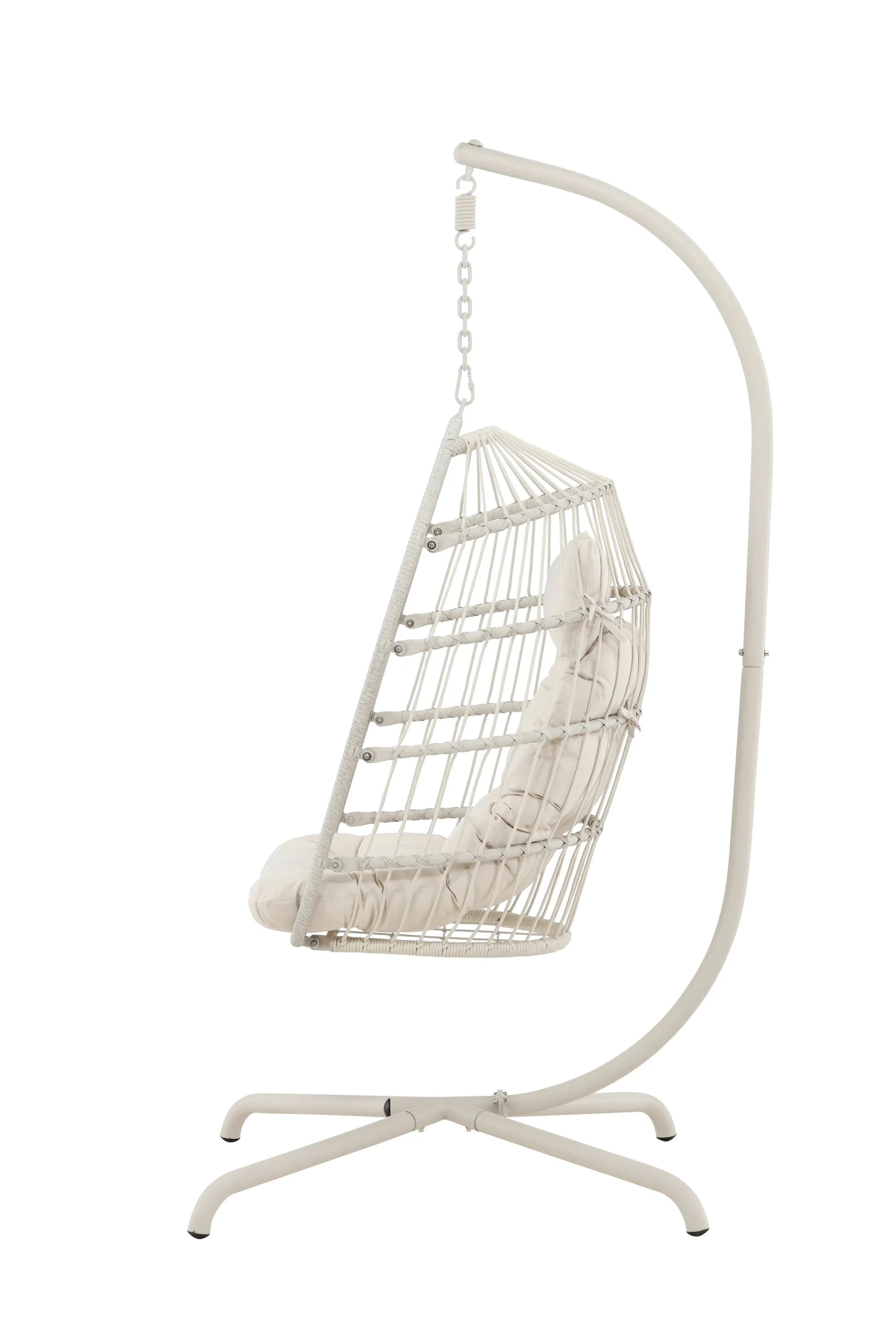 Trezza Hängesessel in Beige präsentiert im Onlineshop von KAQTU Design AG. Hängesessel ist von Venture Home