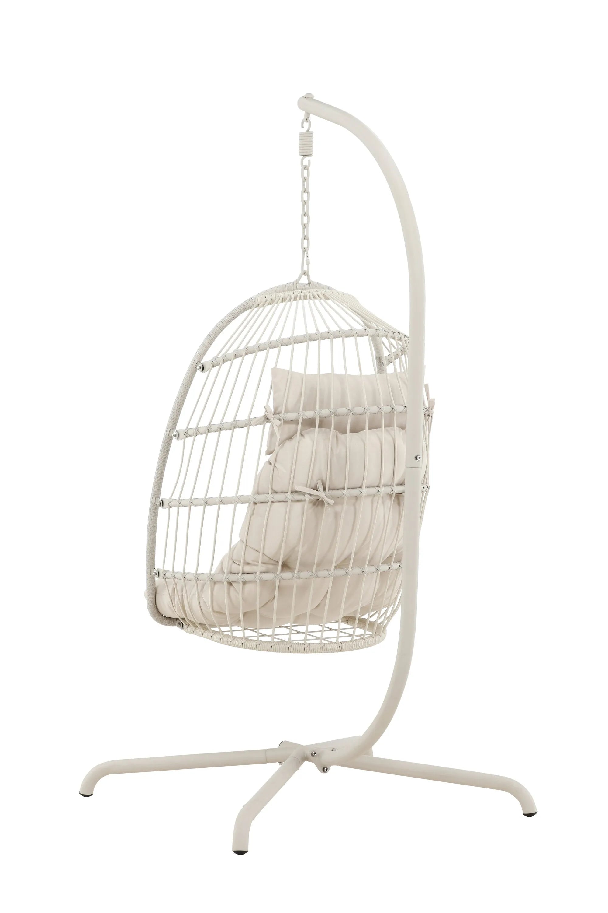 Trezza Hängesessel in Beige präsentiert im Onlineshop von KAQTU Design AG. Hängesessel ist von Venture Home