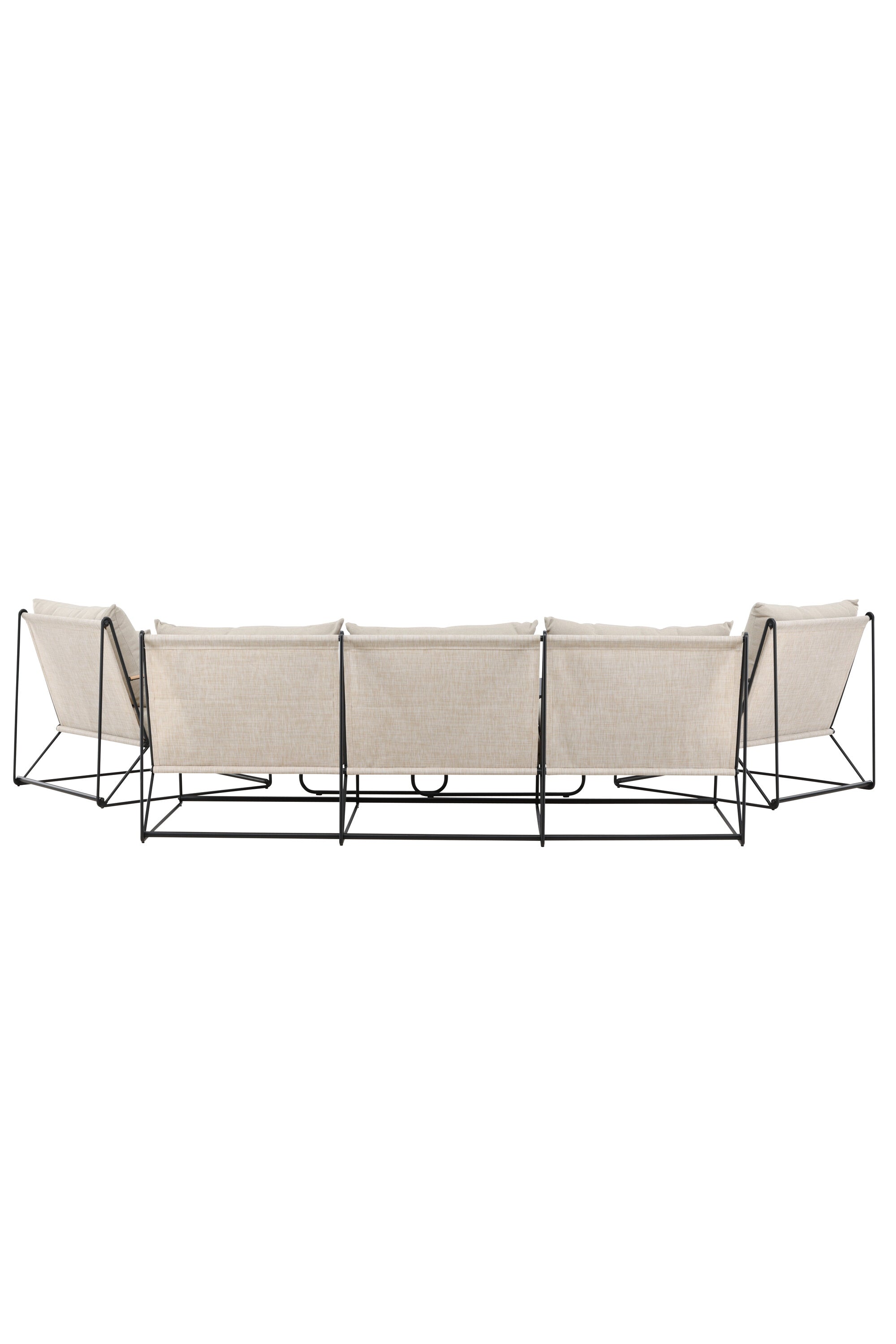 Palazzo Sofa Set in Beige/Schwarz präsentiert im Onlineshop von KAQTU Design AG. Loungeset ist von Venture Home