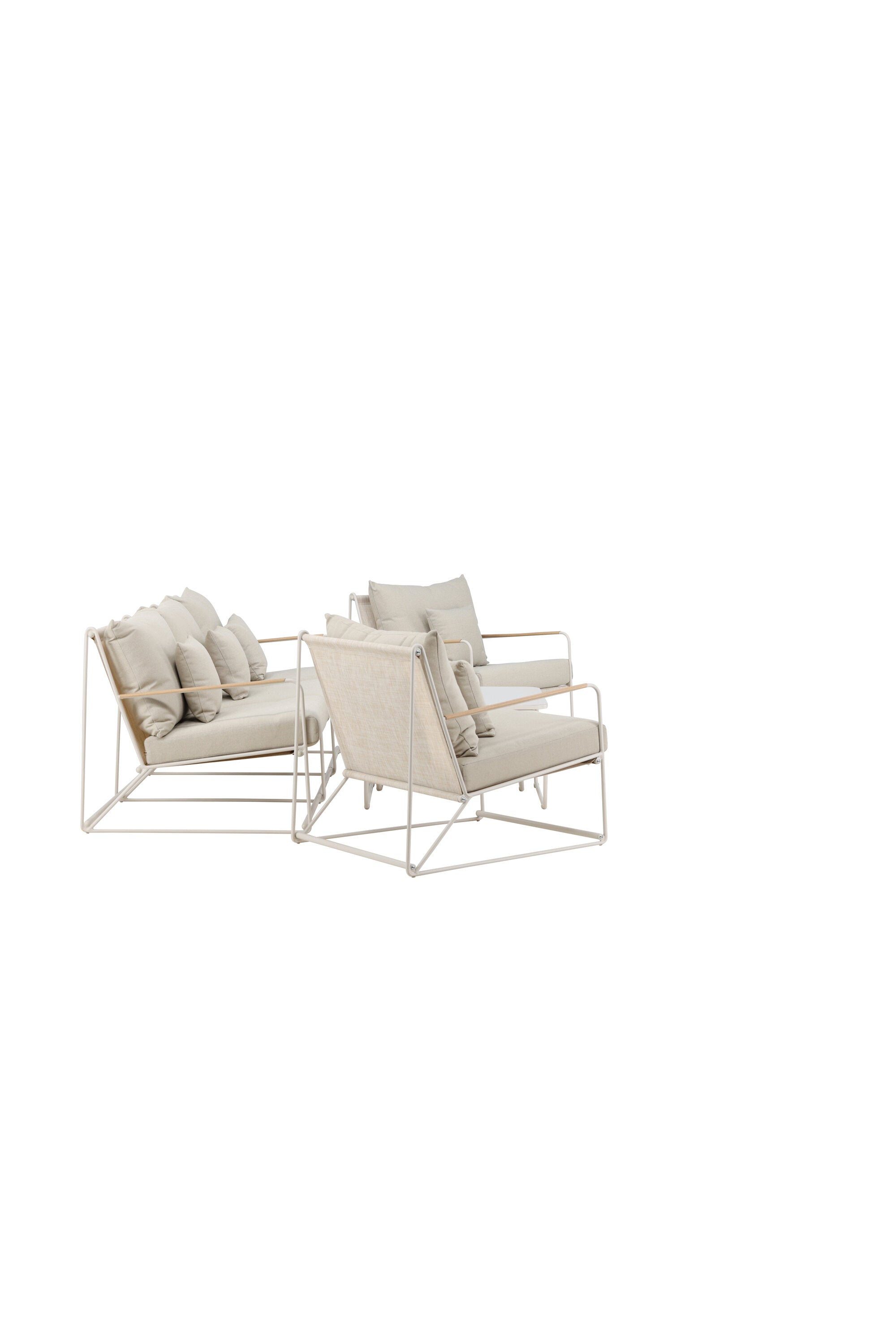 Palazzo Sofa Set in Beige präsentiert im Onlineshop von KAQTU Design AG. Loungeset ist von Venture Home