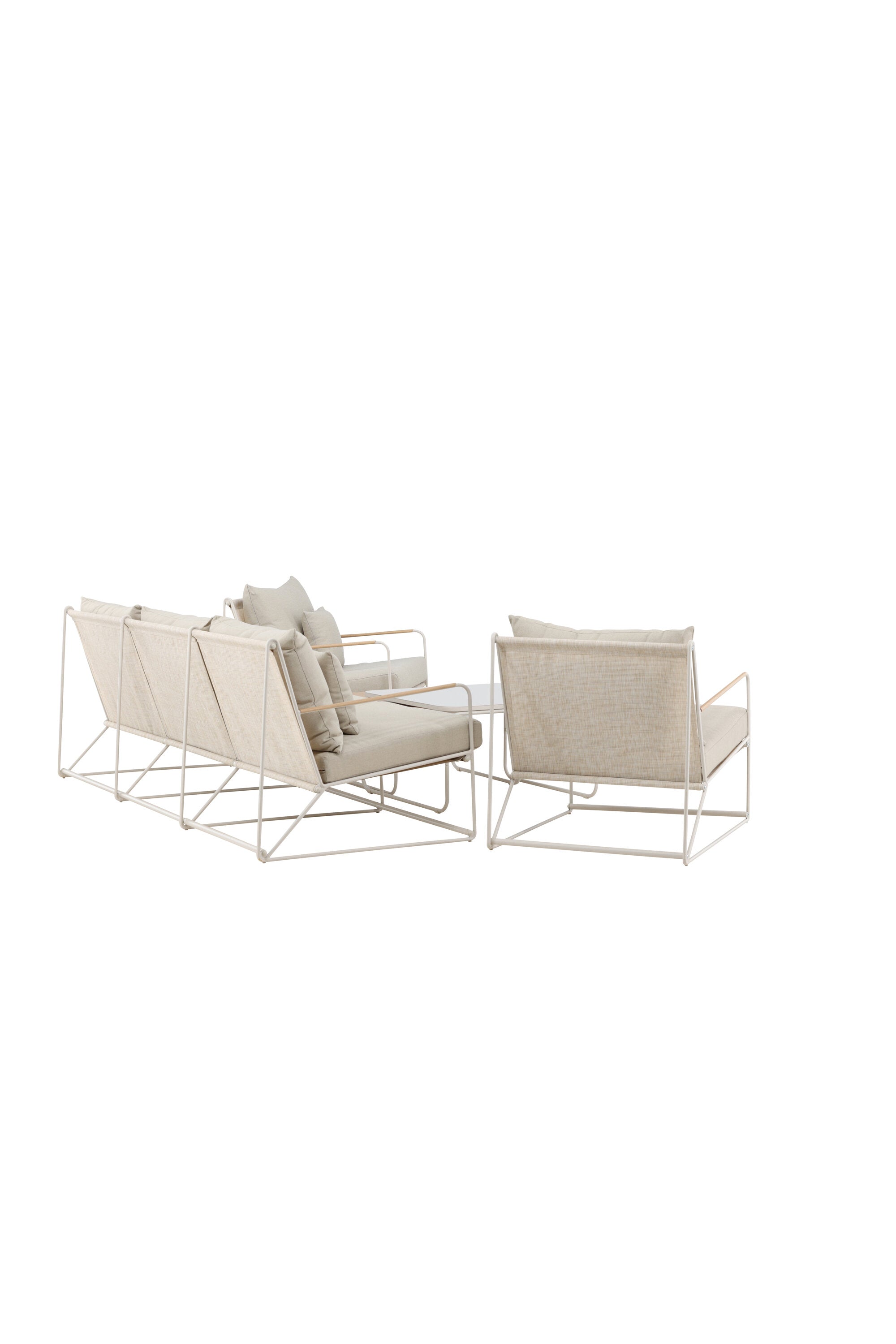 Palazzo Sofa Set in Beige präsentiert im Onlineshop von KAQTU Design AG. Loungeset ist von Venture Home