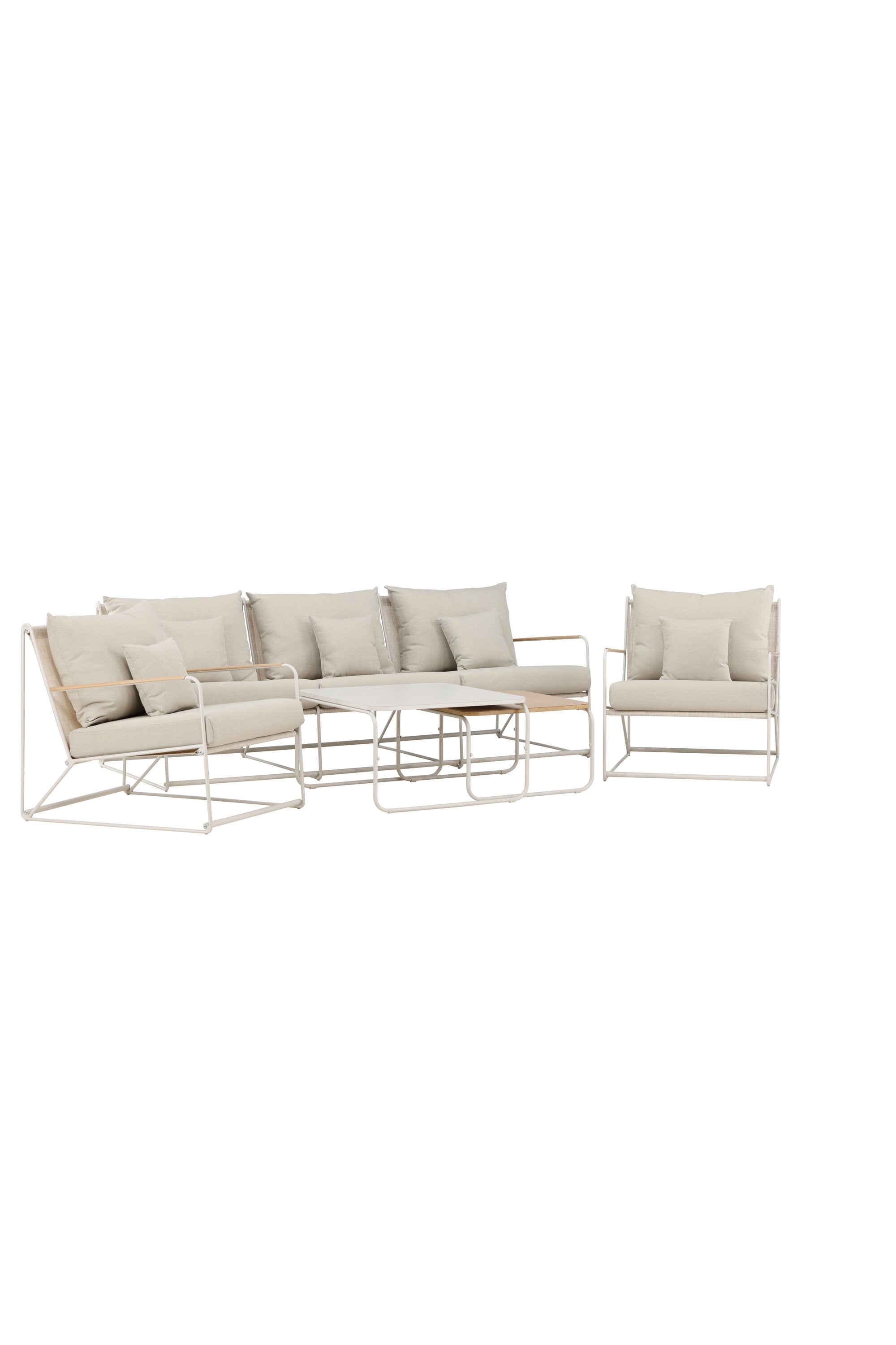 Palazzo Sofa Set in Beige präsentiert im Onlineshop von KAQTU Design AG. Loungeset ist von Venture Home