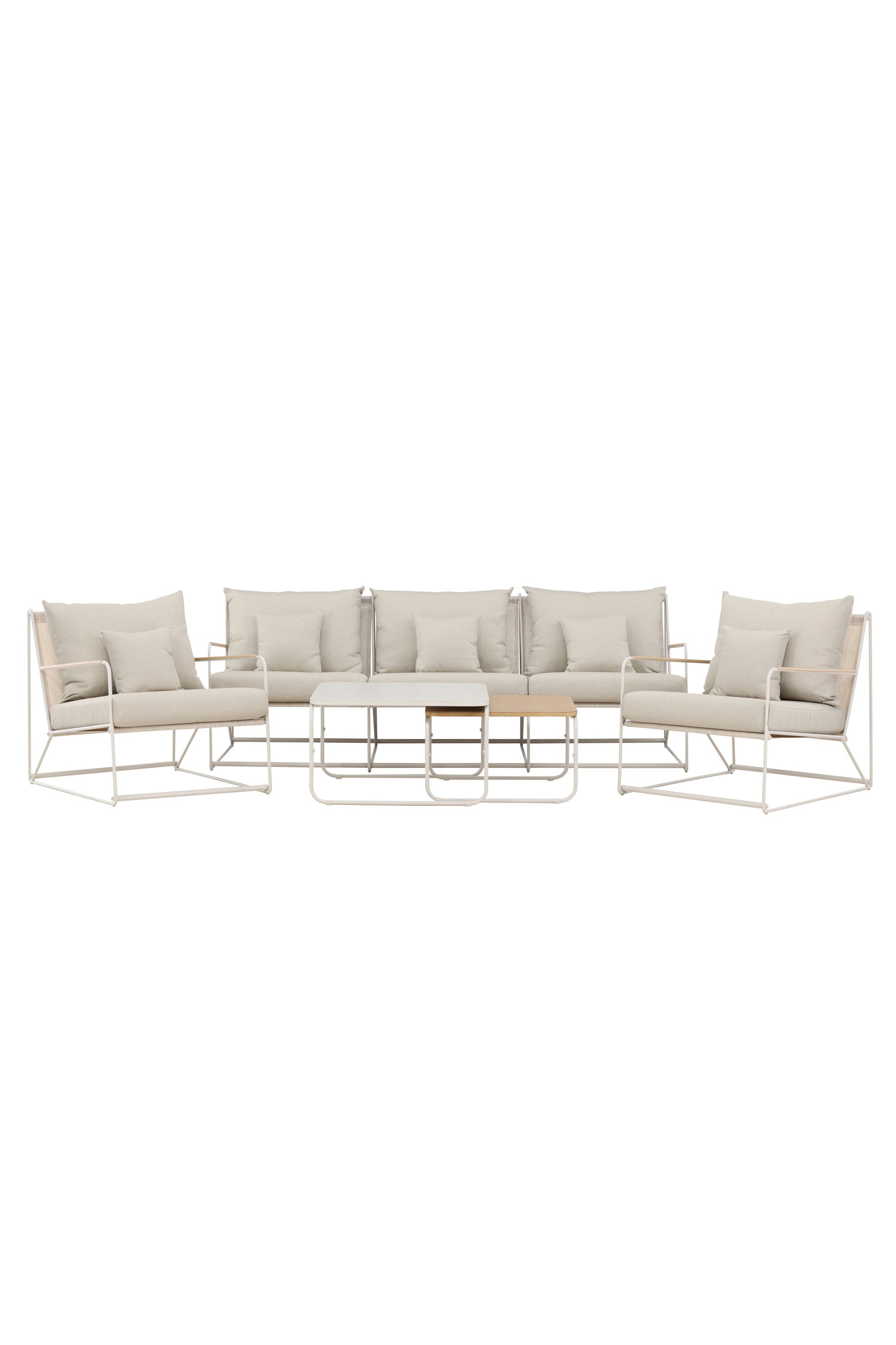 Palazzo Sofa Set in Beige präsentiert im Onlineshop von KAQTU Design AG. Loungeset ist von Venture Home