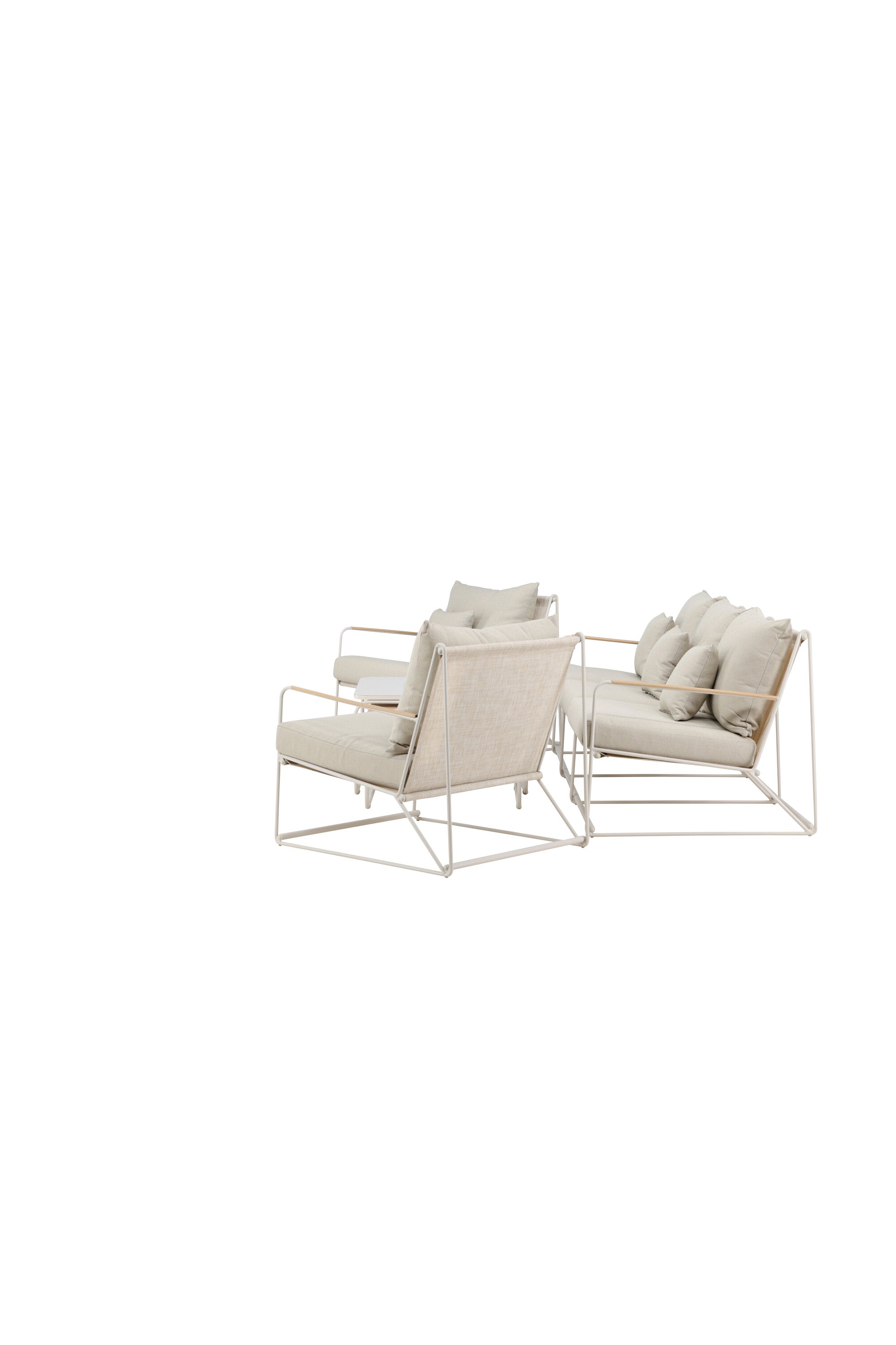 Palazzo Sofa Set in Beige präsentiert im Onlineshop von KAQTU Design AG. Loungeset ist von Venture Home