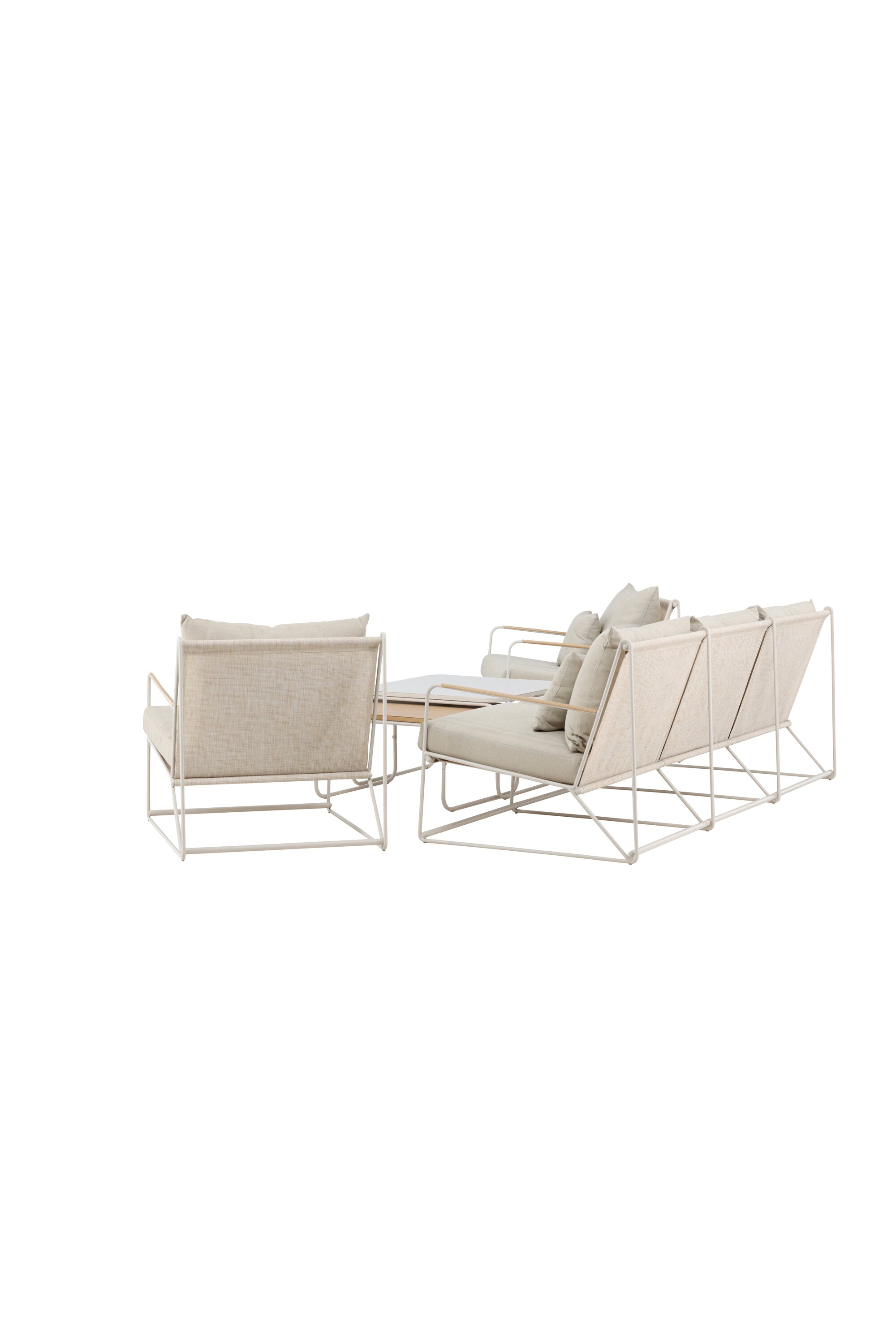 Palazzo Sofa Set in Beige präsentiert im Onlineshop von KAQTU Design AG. Loungeset ist von Venture Home