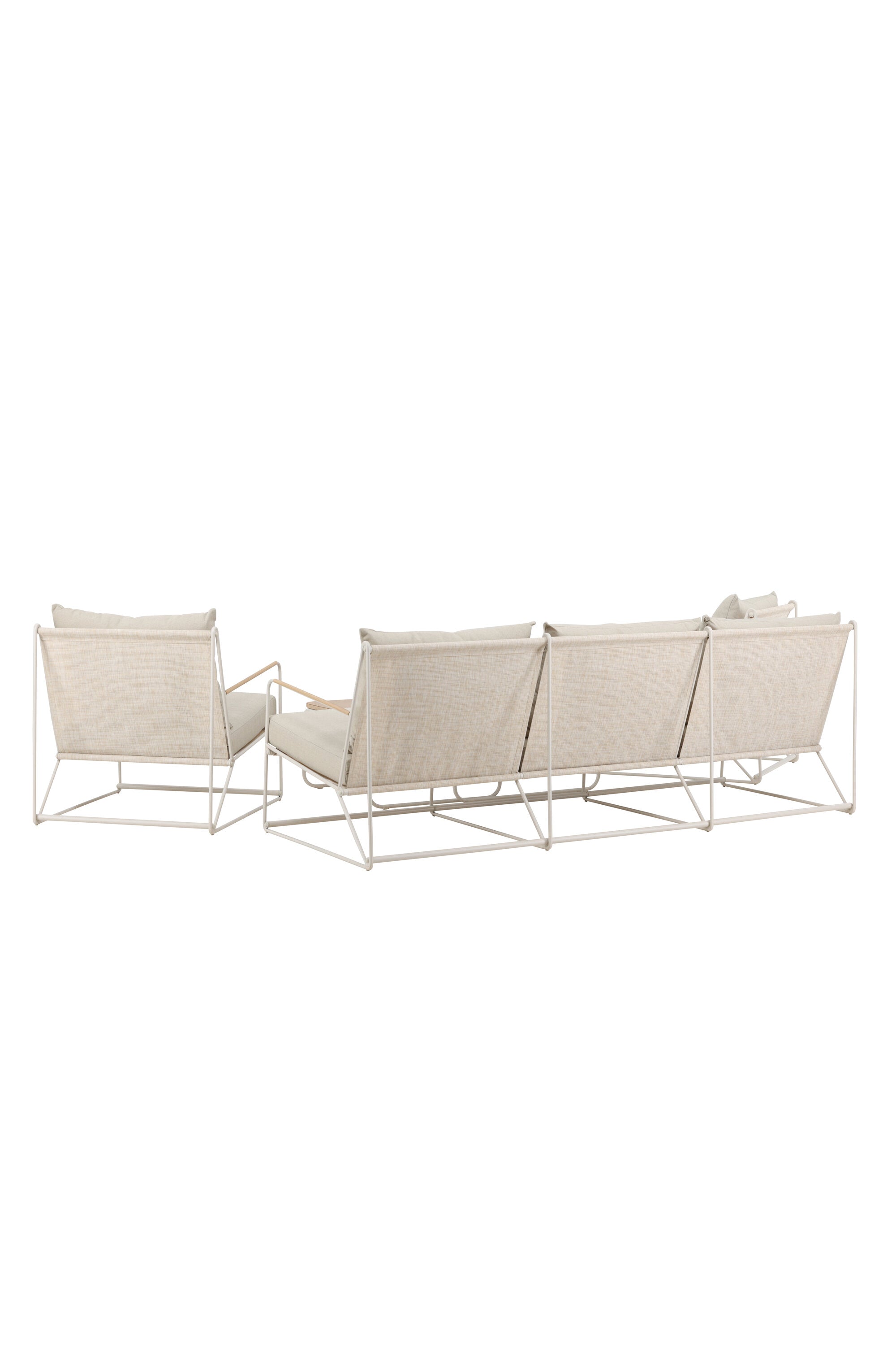 Palazzo Sofa Set in Beige präsentiert im Onlineshop von KAQTU Design AG. Loungeset ist von Venture Home