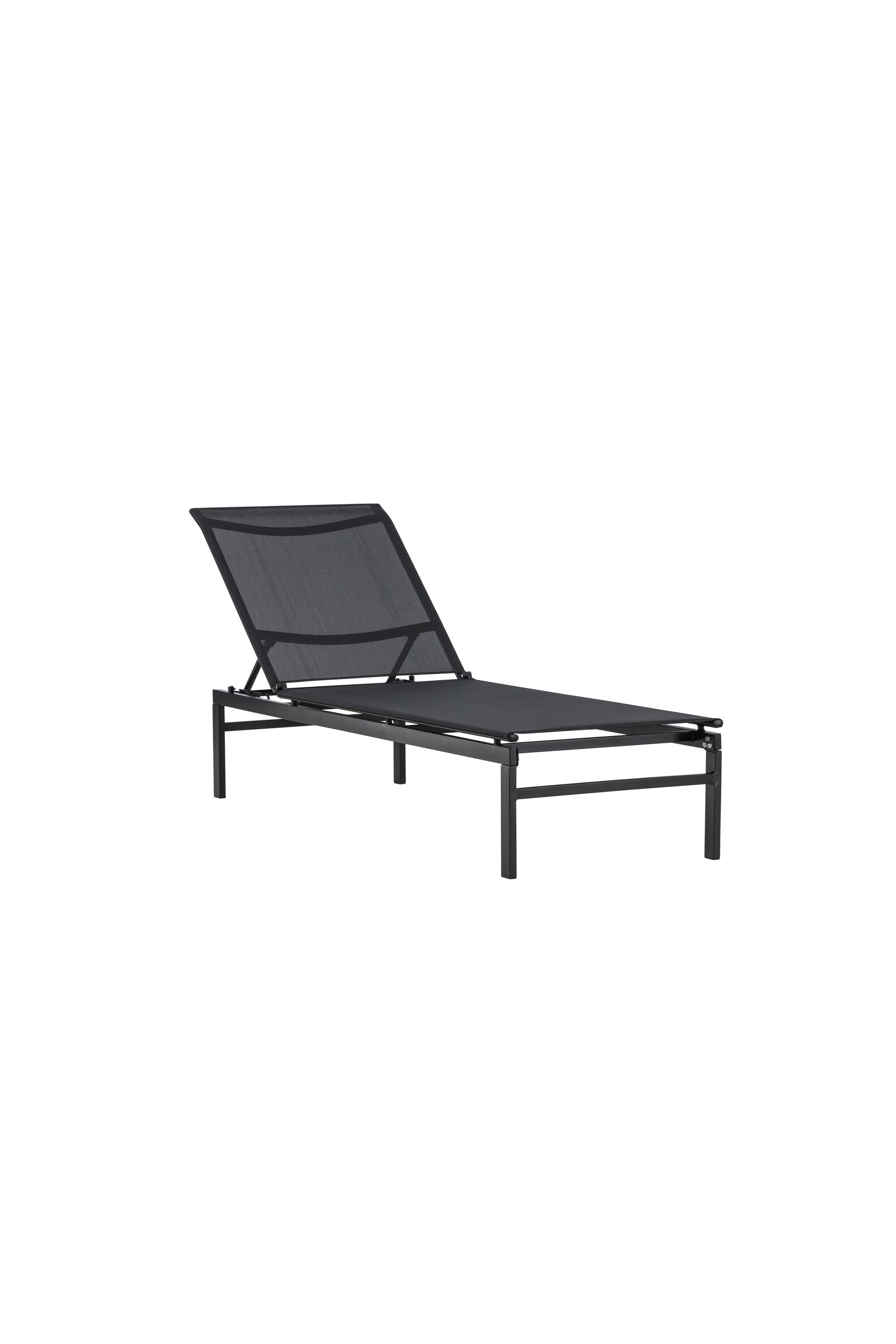 Massimo Sonnenlounge in Black präsentiert im Onlineshop von KAQTU Design AG. Liegestuhl ist von Venture Home