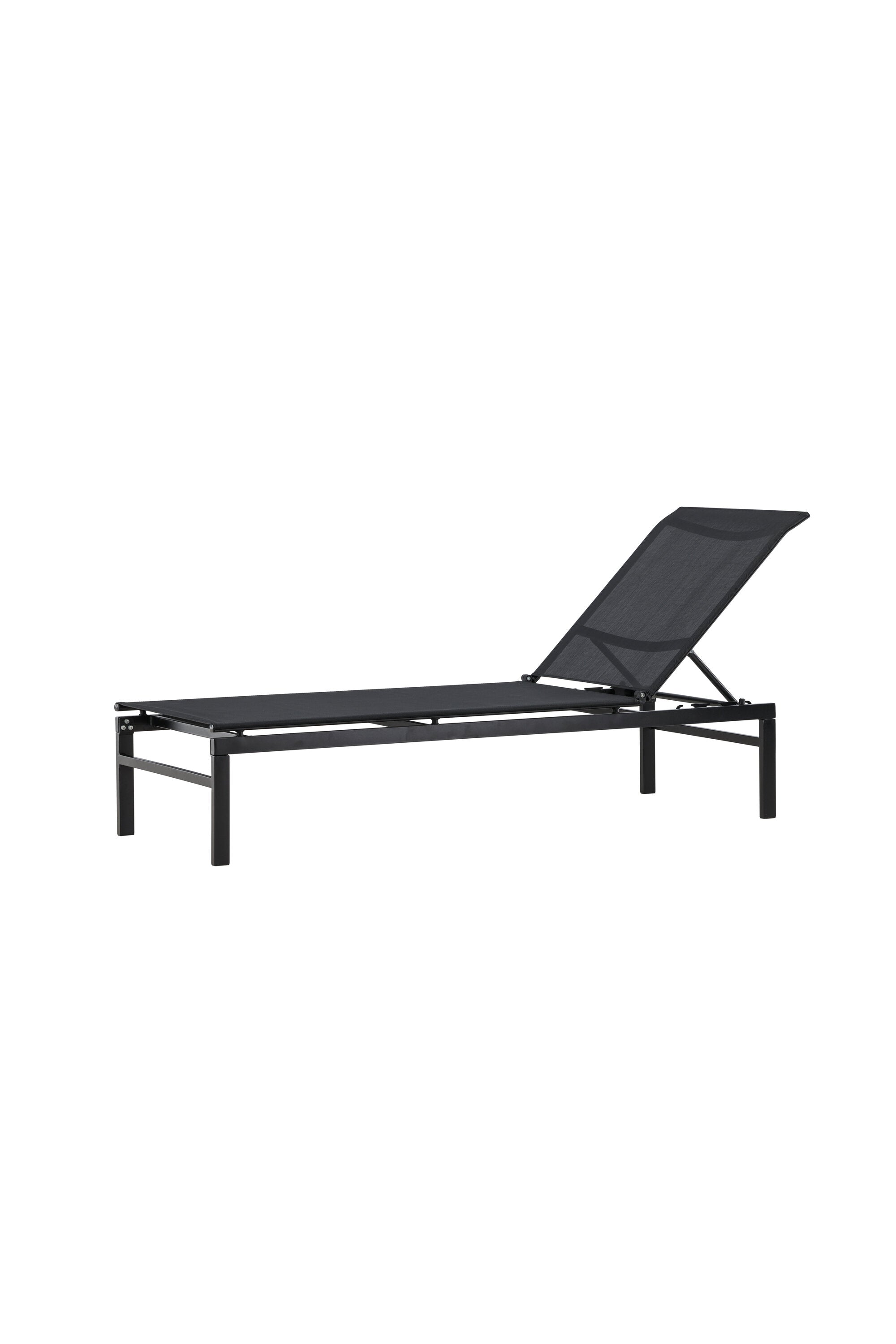 Massimo Sonnenlounge in Black präsentiert im Onlineshop von KAQTU Design AG. Liegestuhl ist von Venture Home