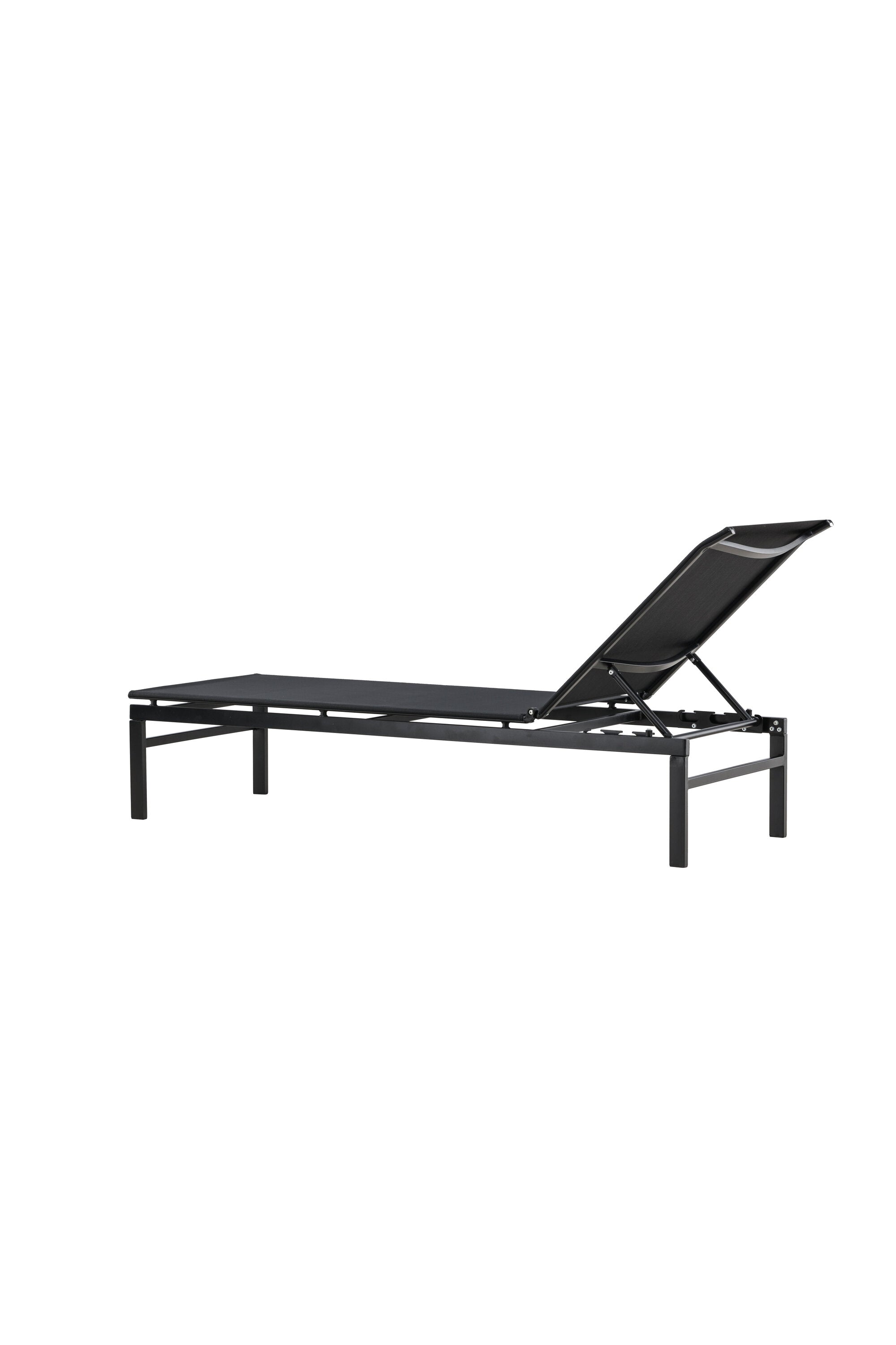 Massimo Sonnenlounge in Black präsentiert im Onlineshop von KAQTU Design AG. Liegestuhl ist von Venture Home